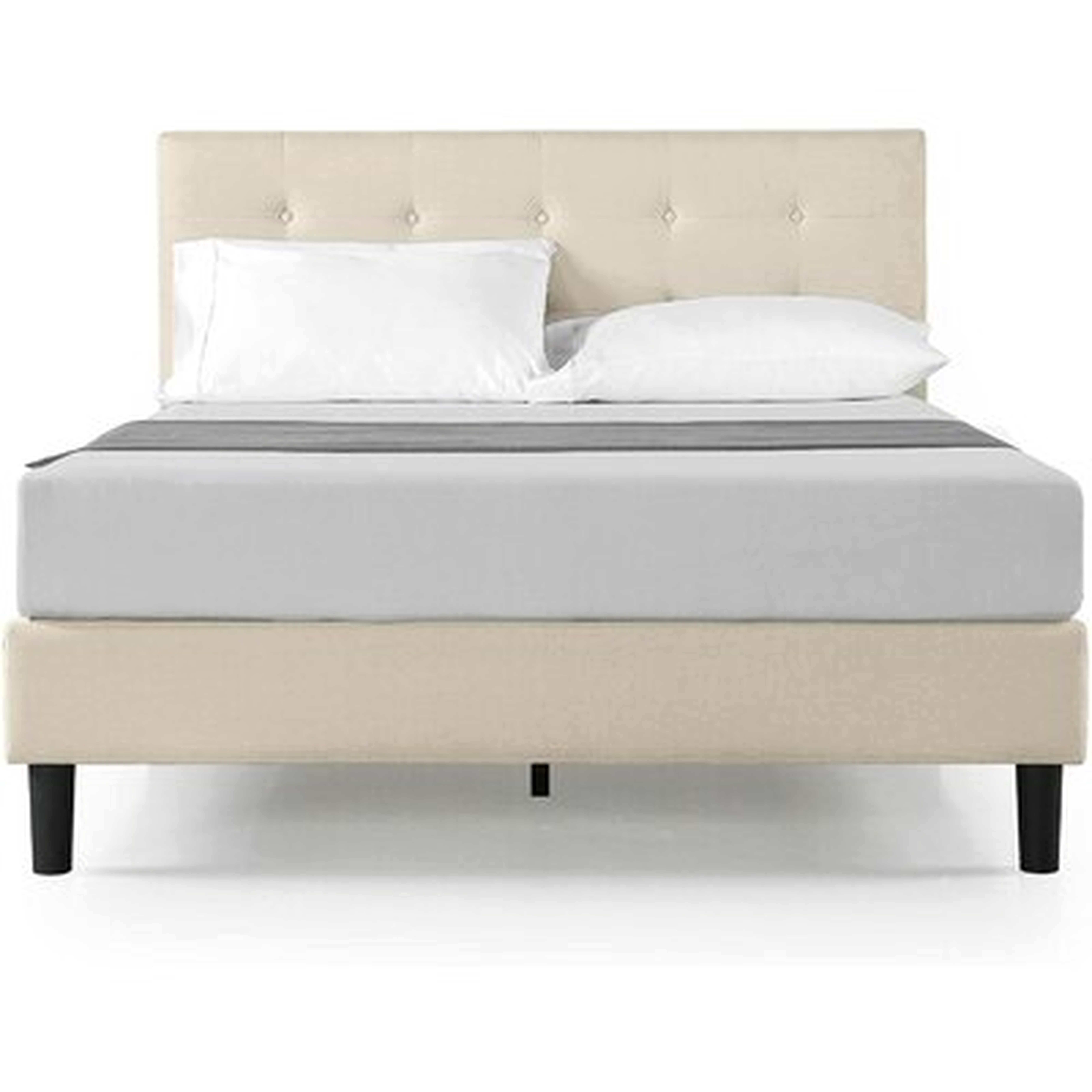 Leonard Tufted Upholstered Platform Bed - Wayfair