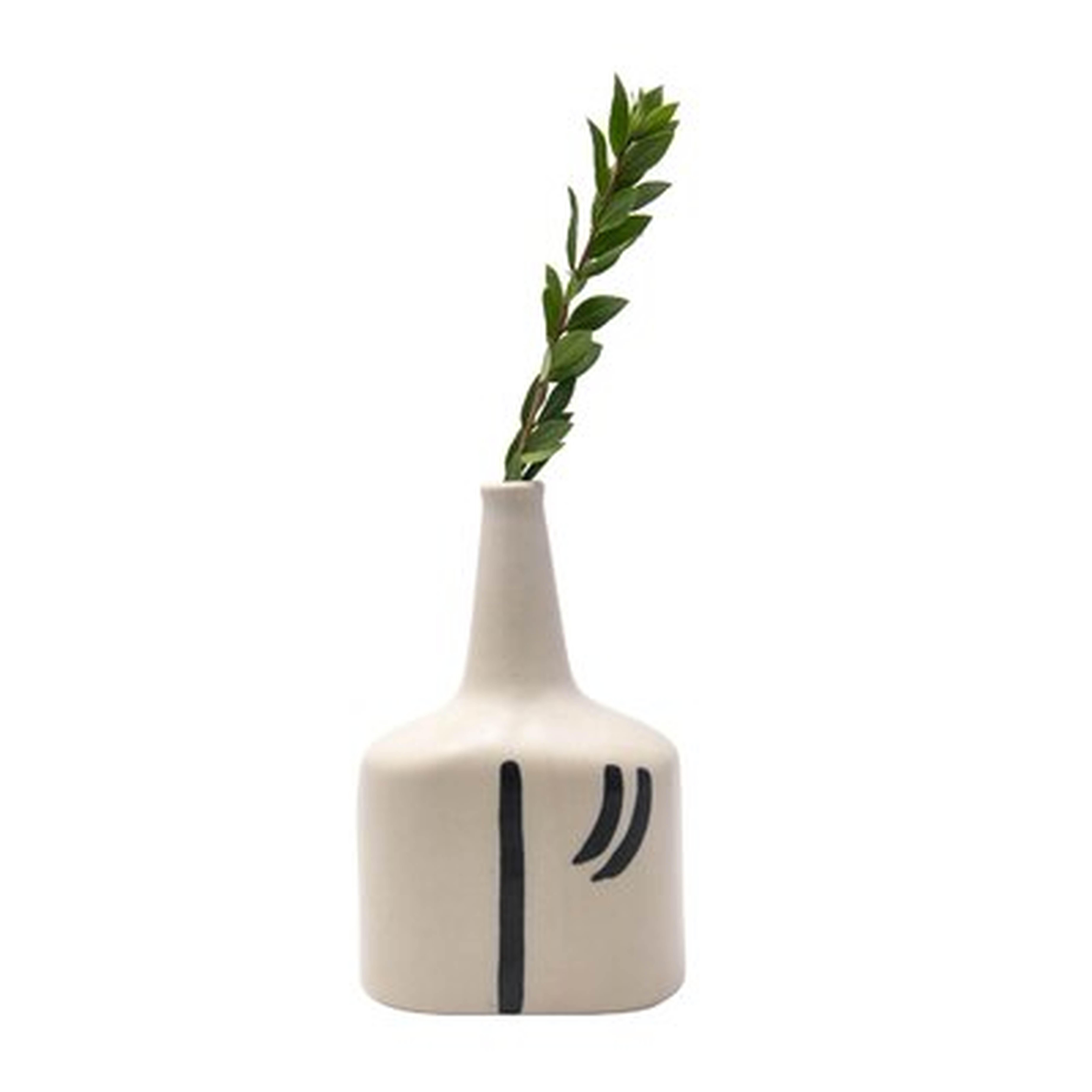 Fineo Cream 8" Indoor/Outdoor Ceramic Table Vase - Wayfair
