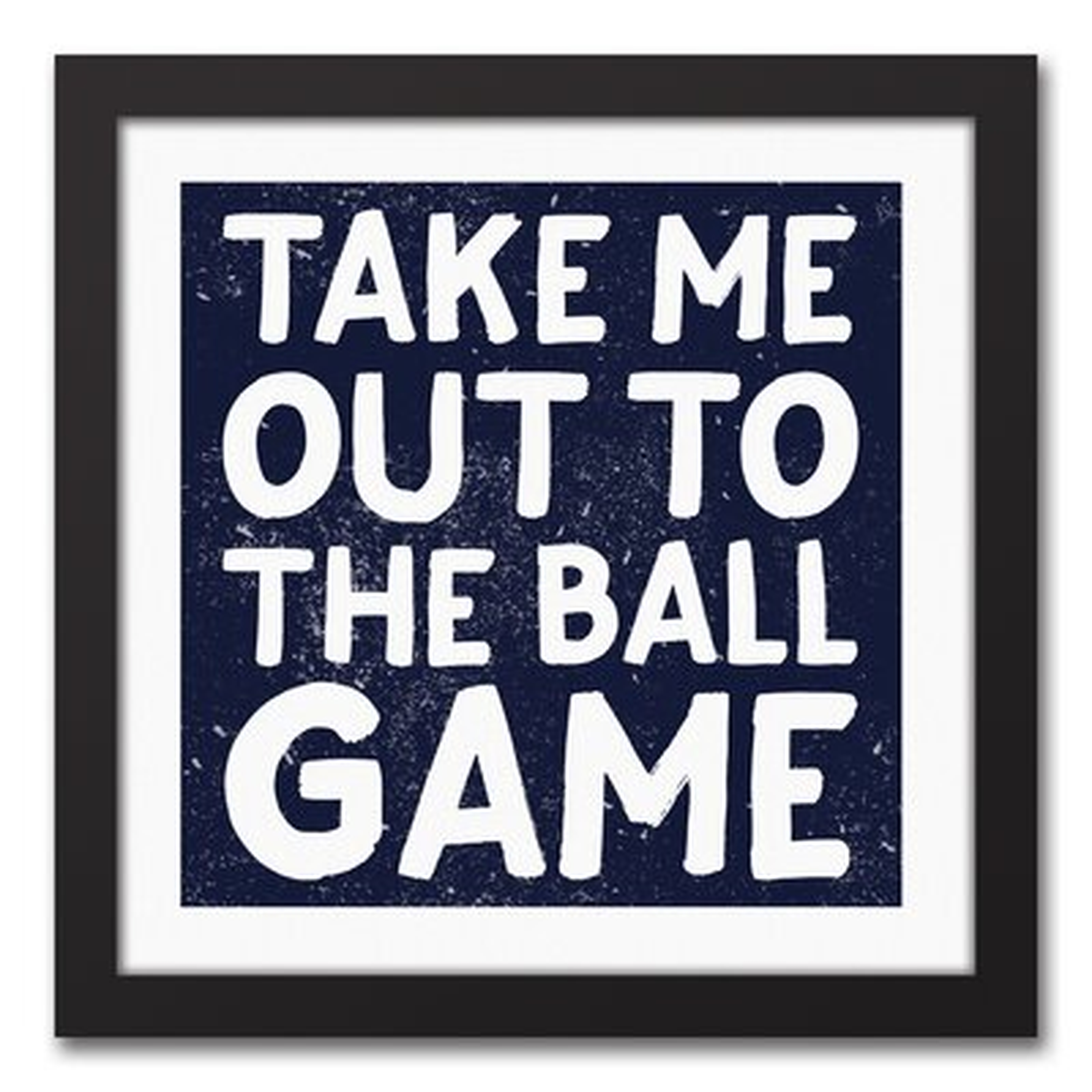 Hammon Take Me Out to the Ball Game Canvas Art - Wayfair