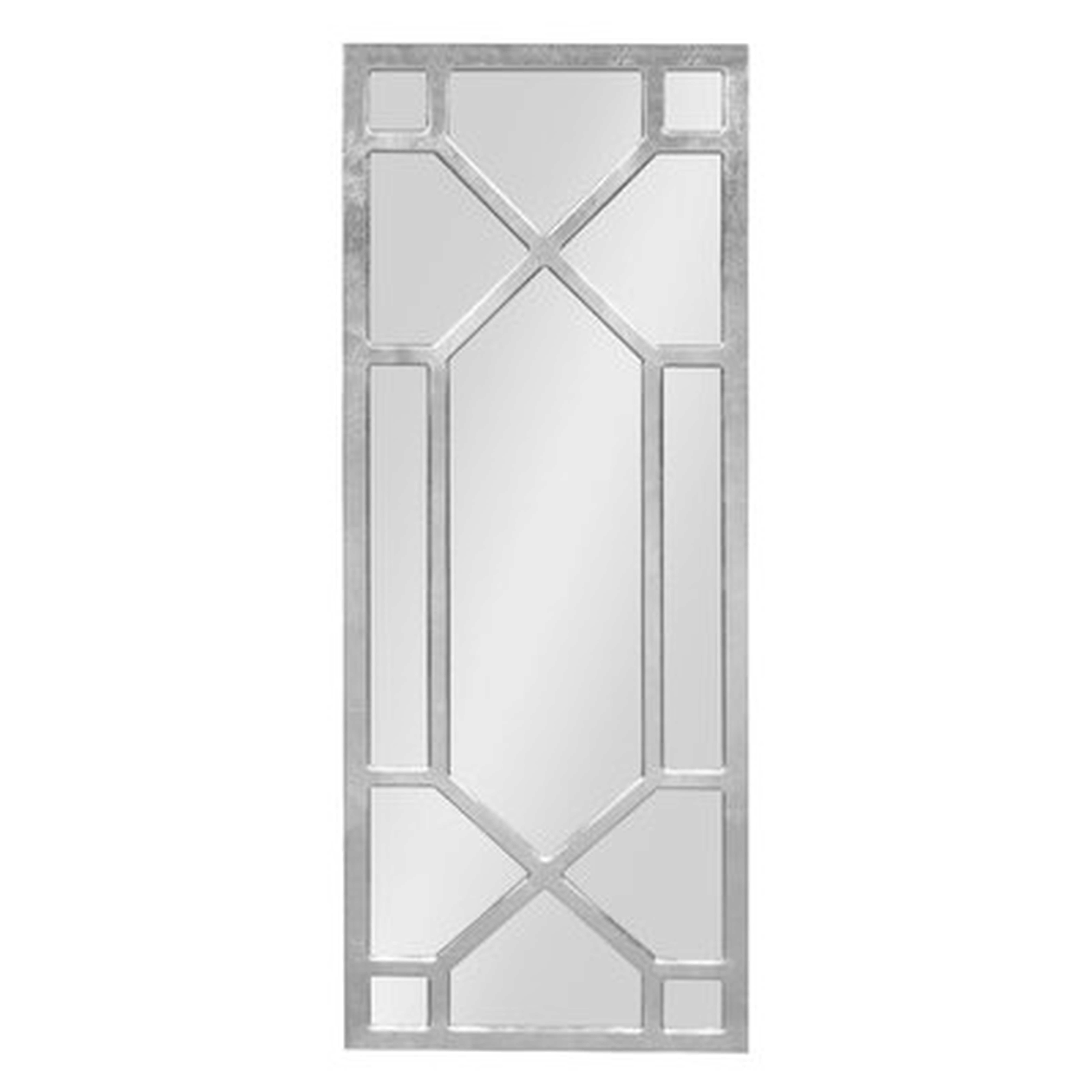 Lyra Wooden Window Beveled Accent Mirror - Wayfair
