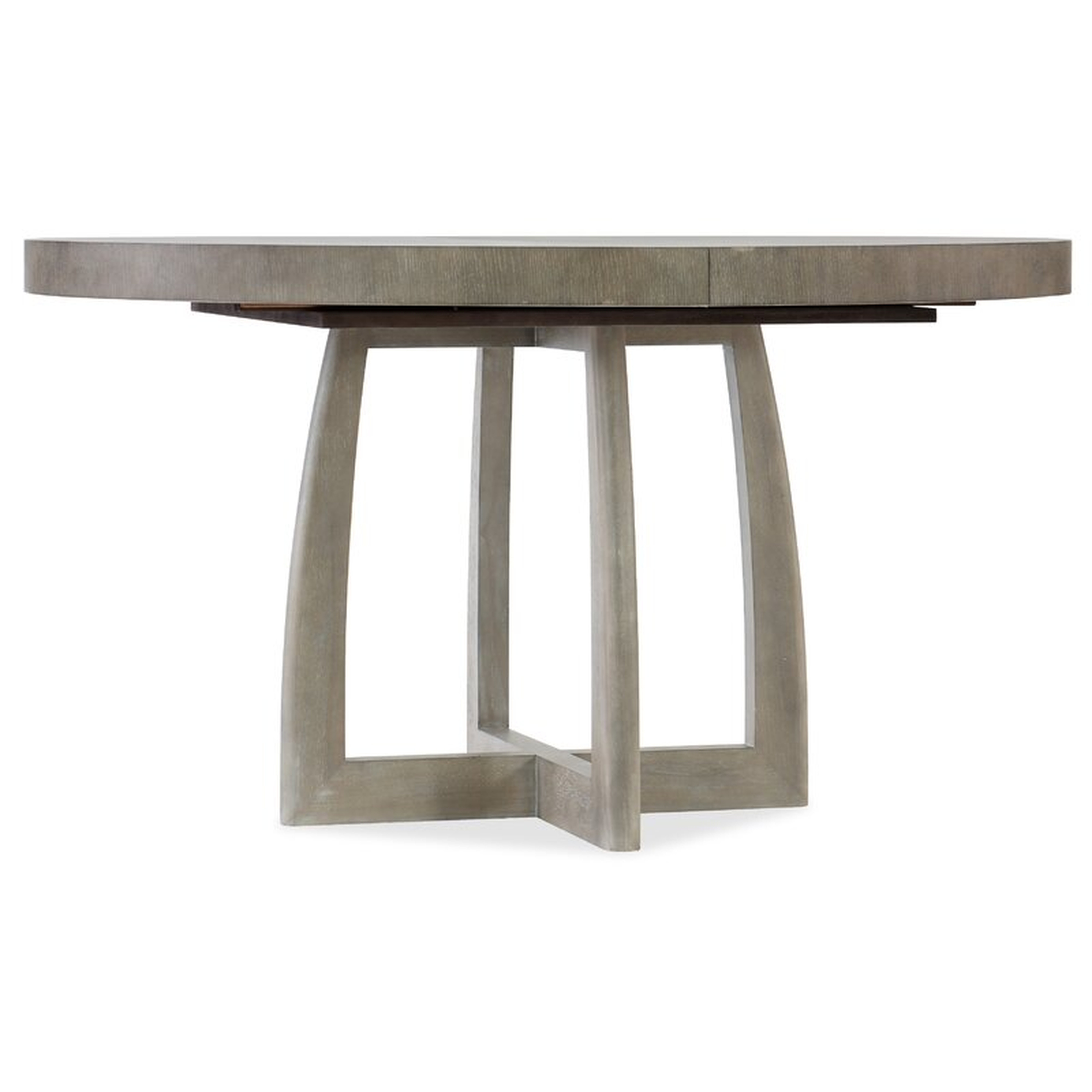 Hooker Furniture Affinity Pedestal Solid Wood Dining Table - Perigold