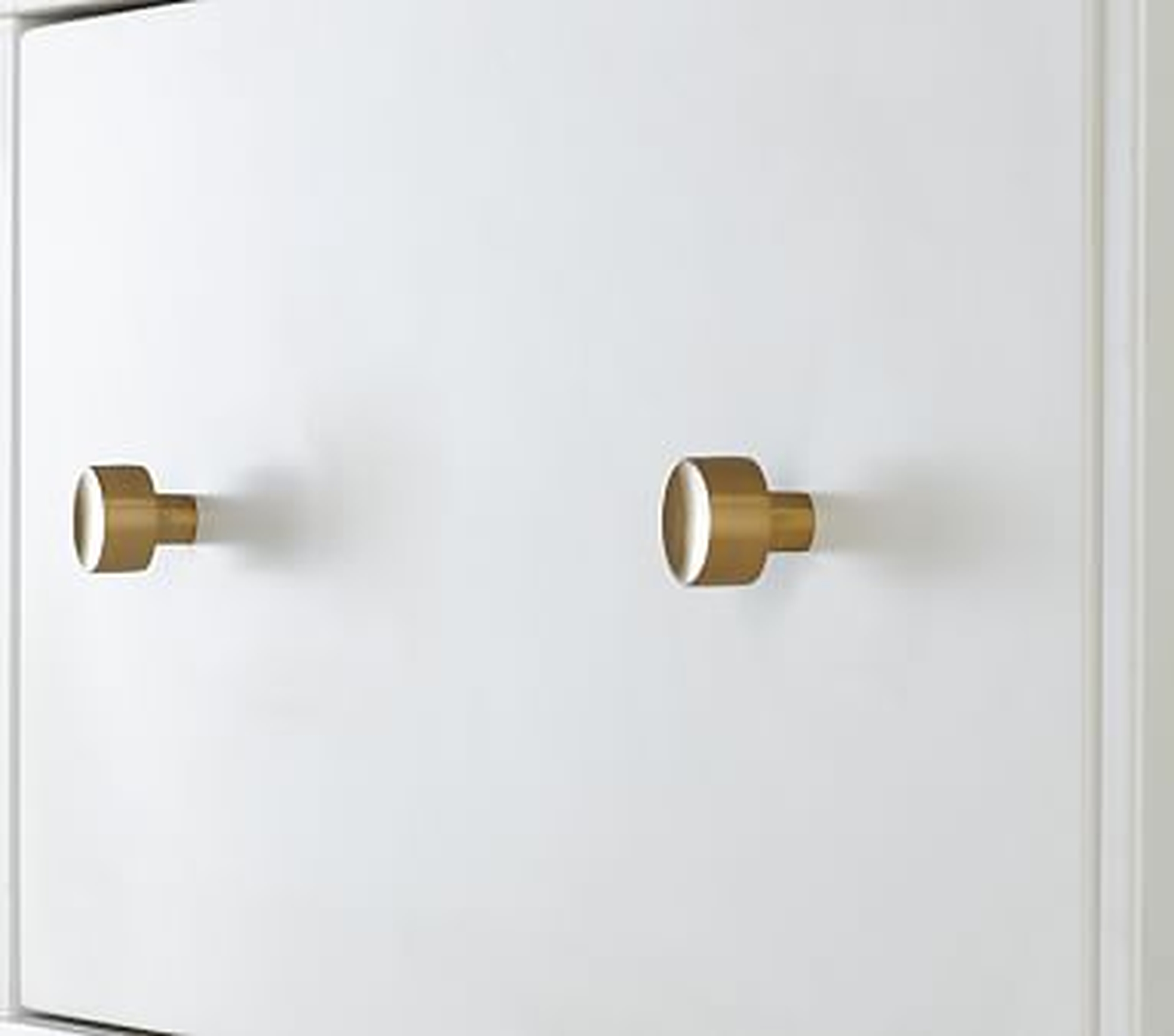 Cameron Wall System Traditional Cabinet Hardware, Brass, UPS- set of 2 - Pottery Barn Kids