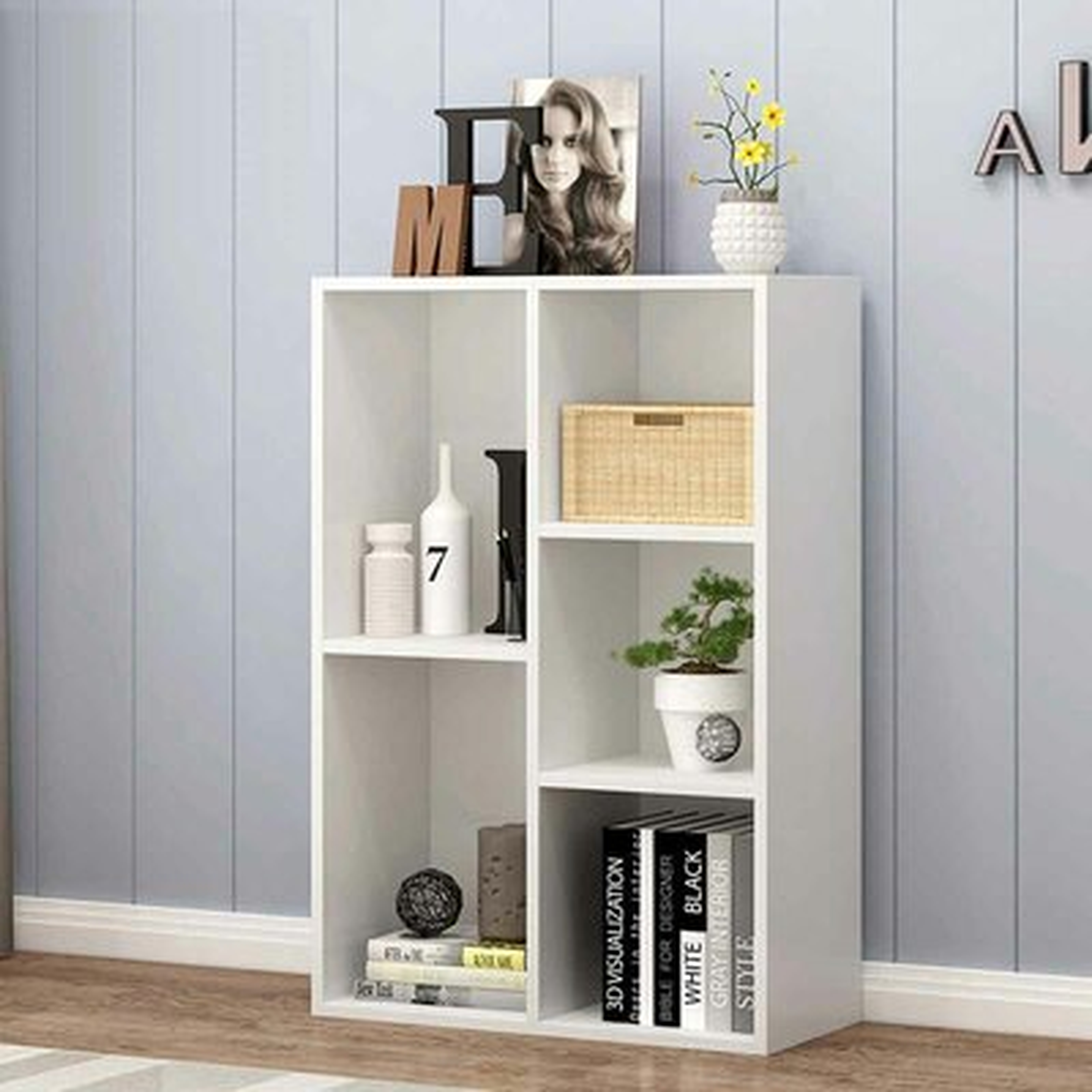 Ambiya Wooden Standard Bookcase - Wayfair