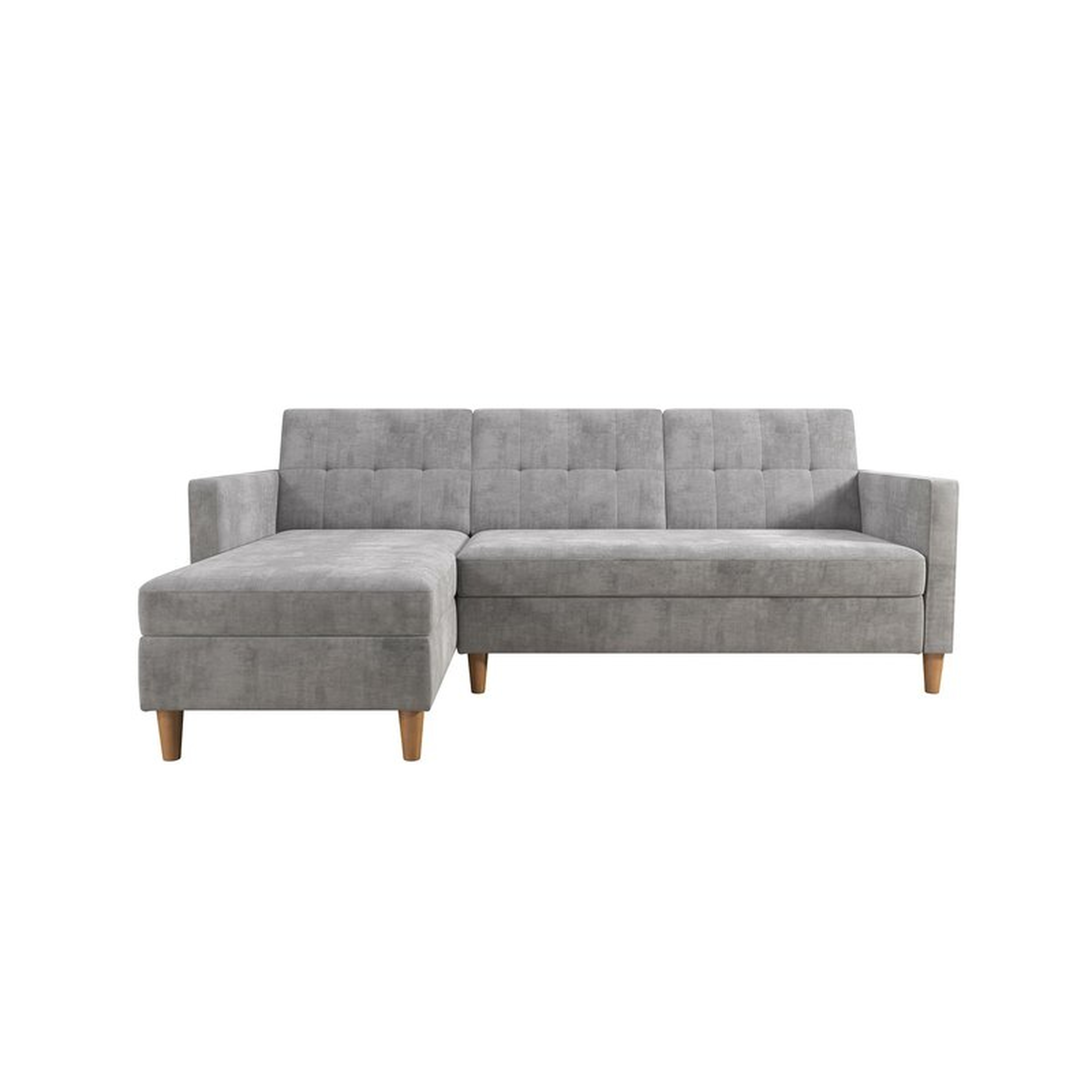 Kayden 84" Wide Reversible Sleeper Sofa & Chaise, Gray - Wayfair