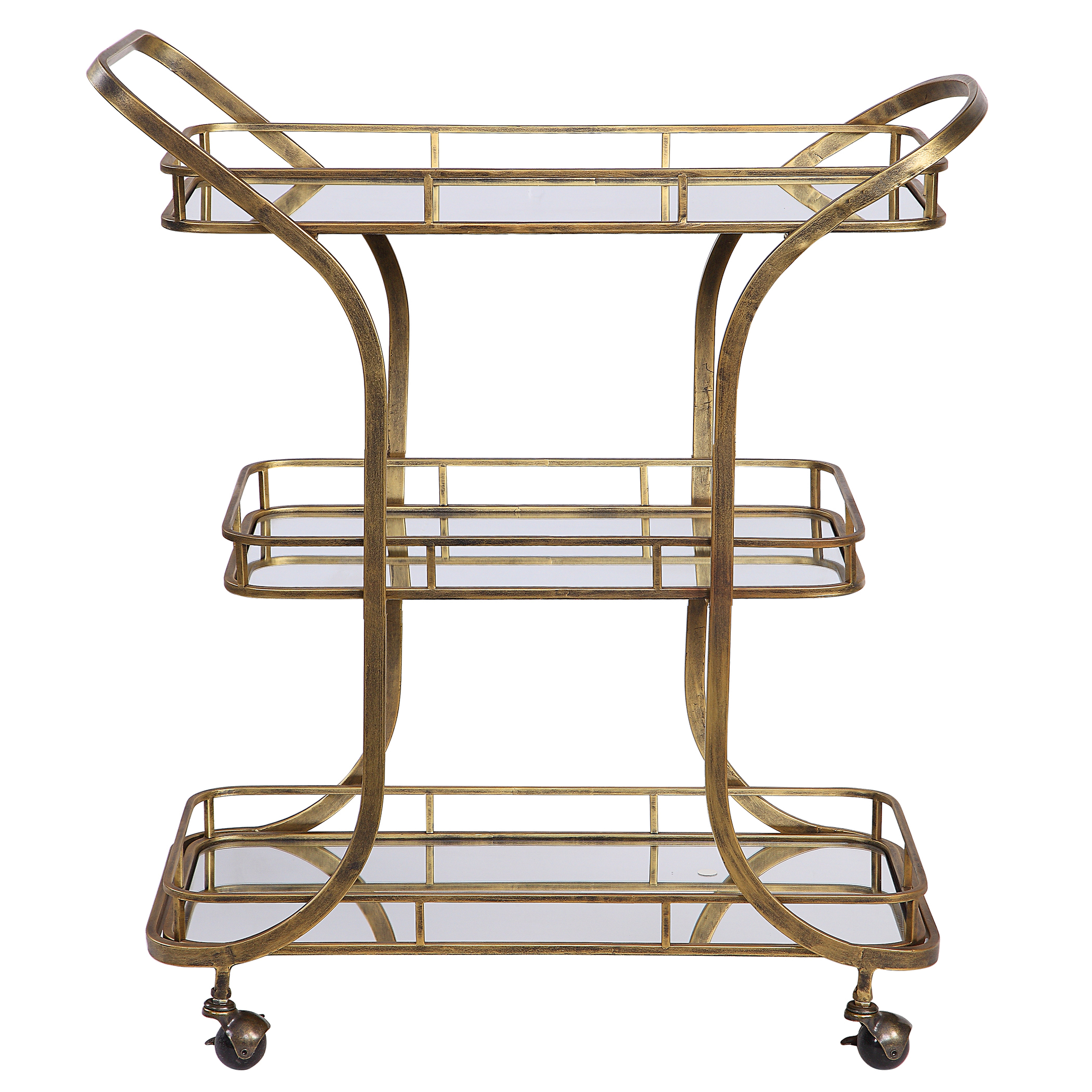 Stassi Gold Serving Cart - Uttermost