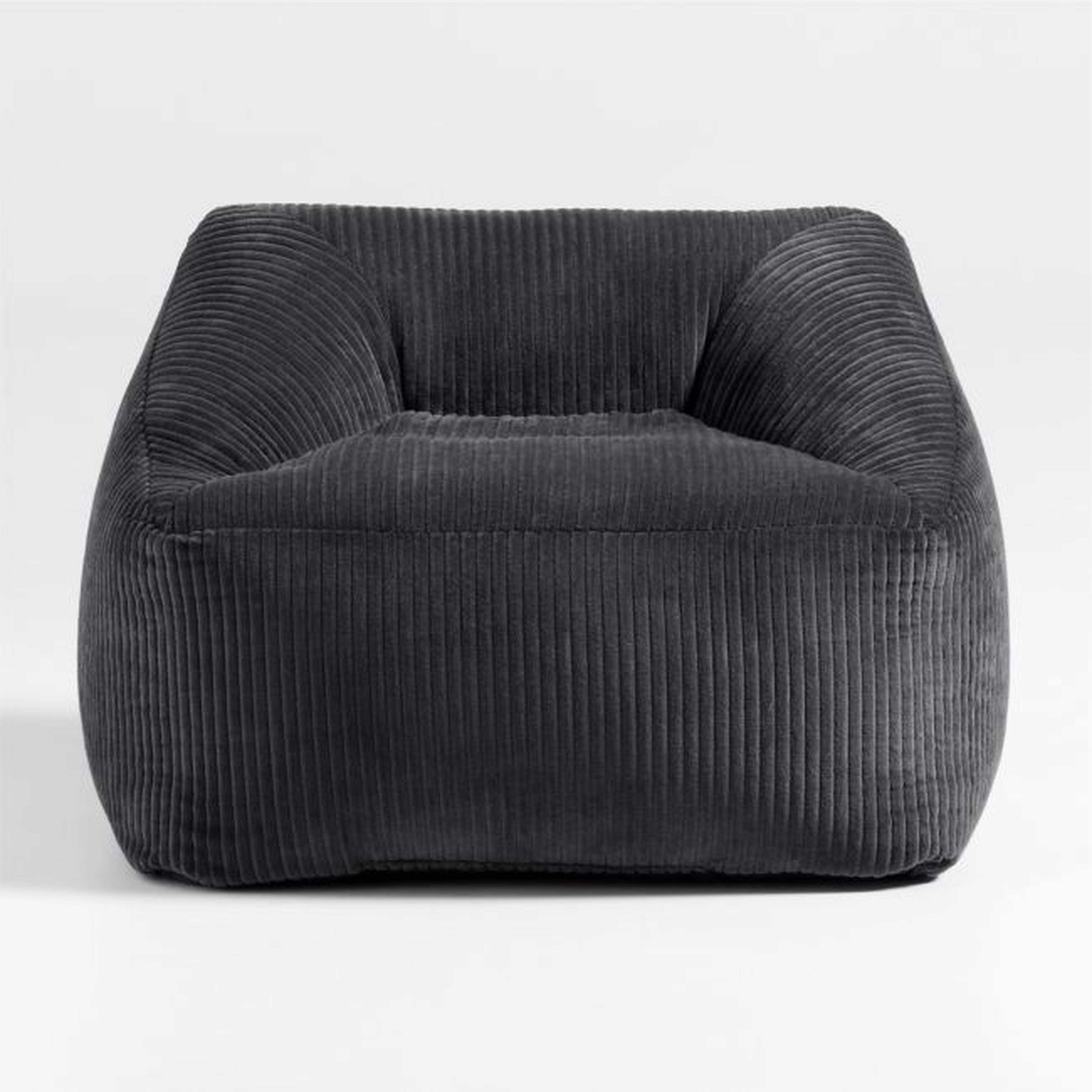 Midnight Navy Blue Velvet Corduroy Kids Lounge Chair - Crate & Kids