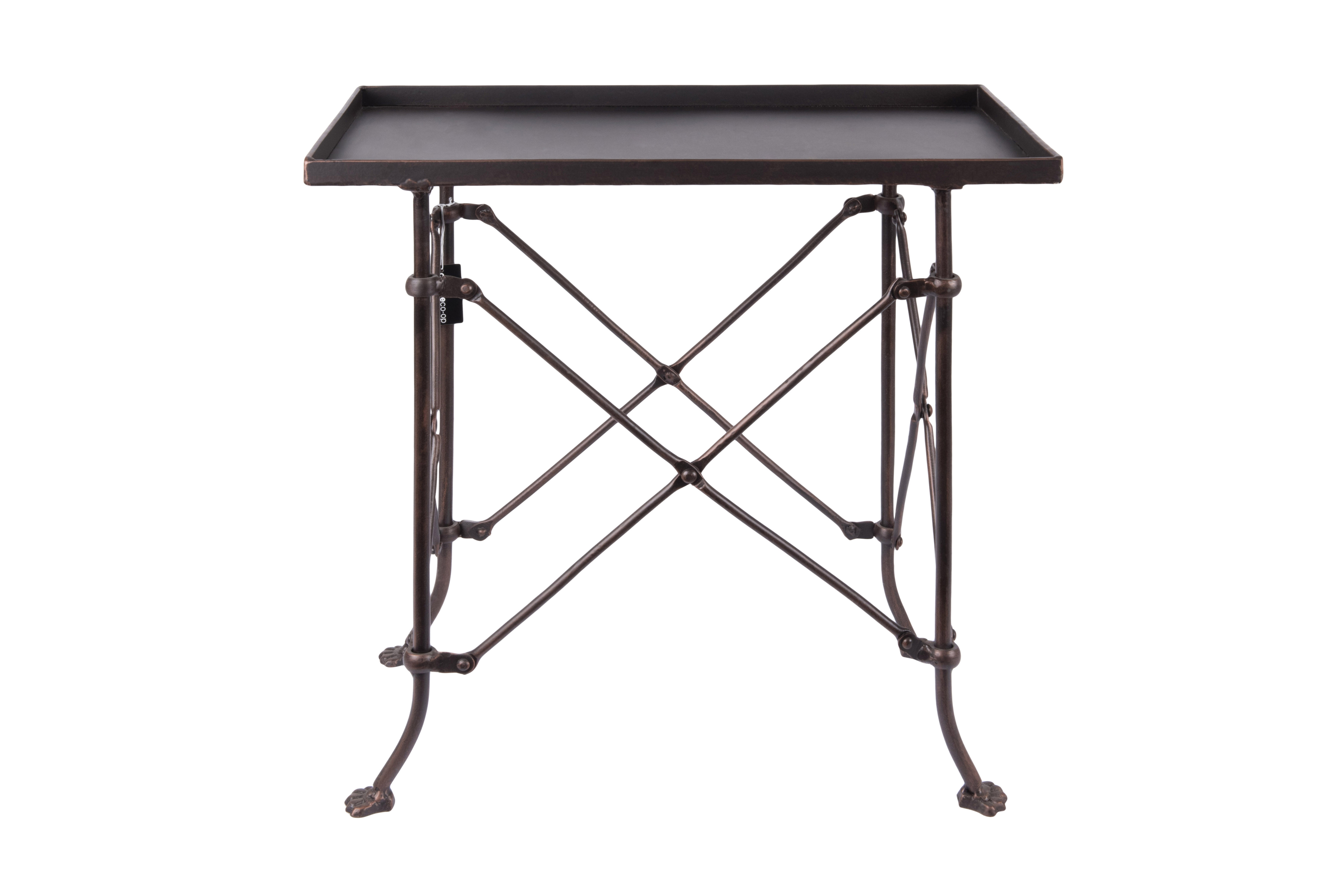 20" Metal Rectangle Accent Table - Nomad Home
