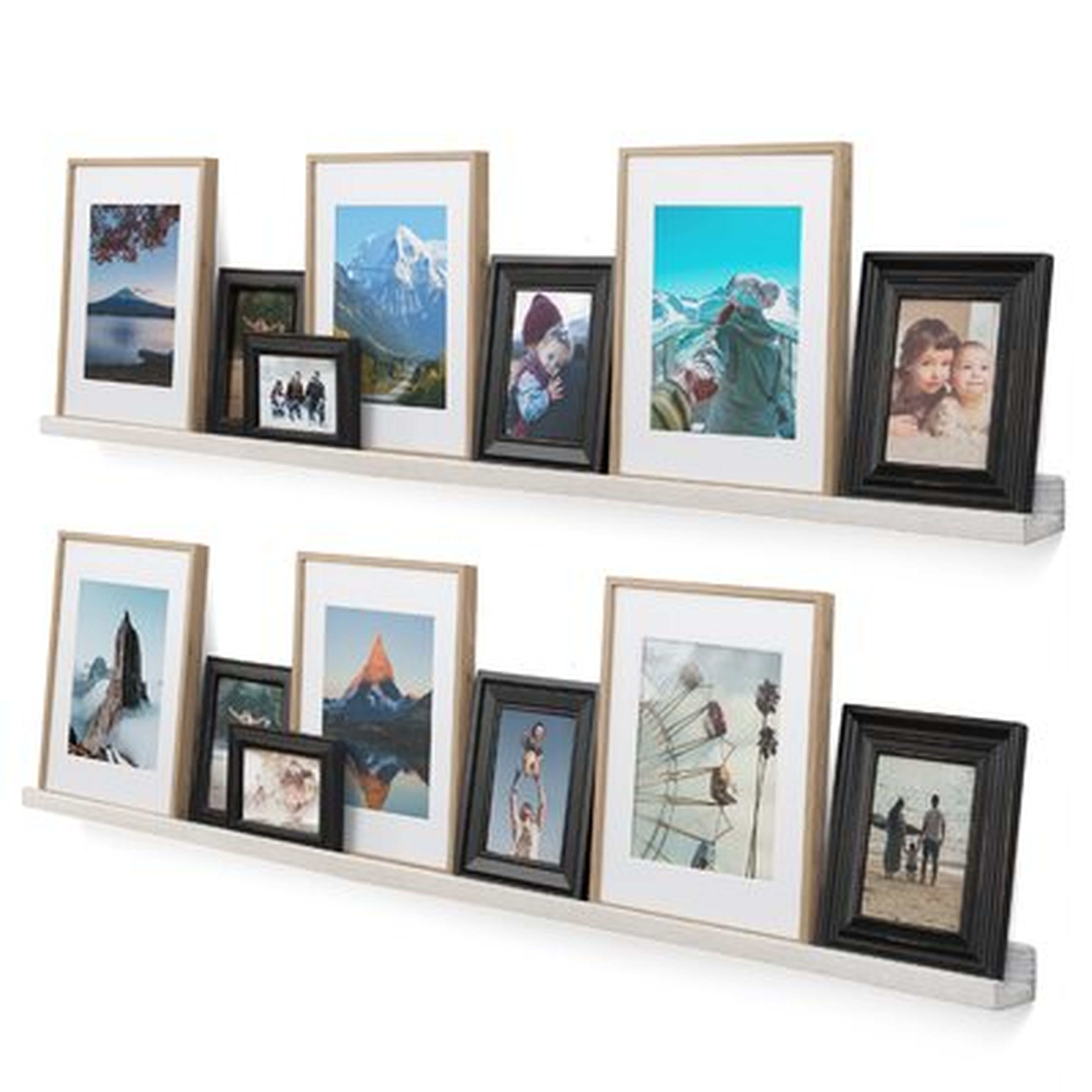Brucknell Solid Wood Picture Ledge Wall Shelf - Wayfair
