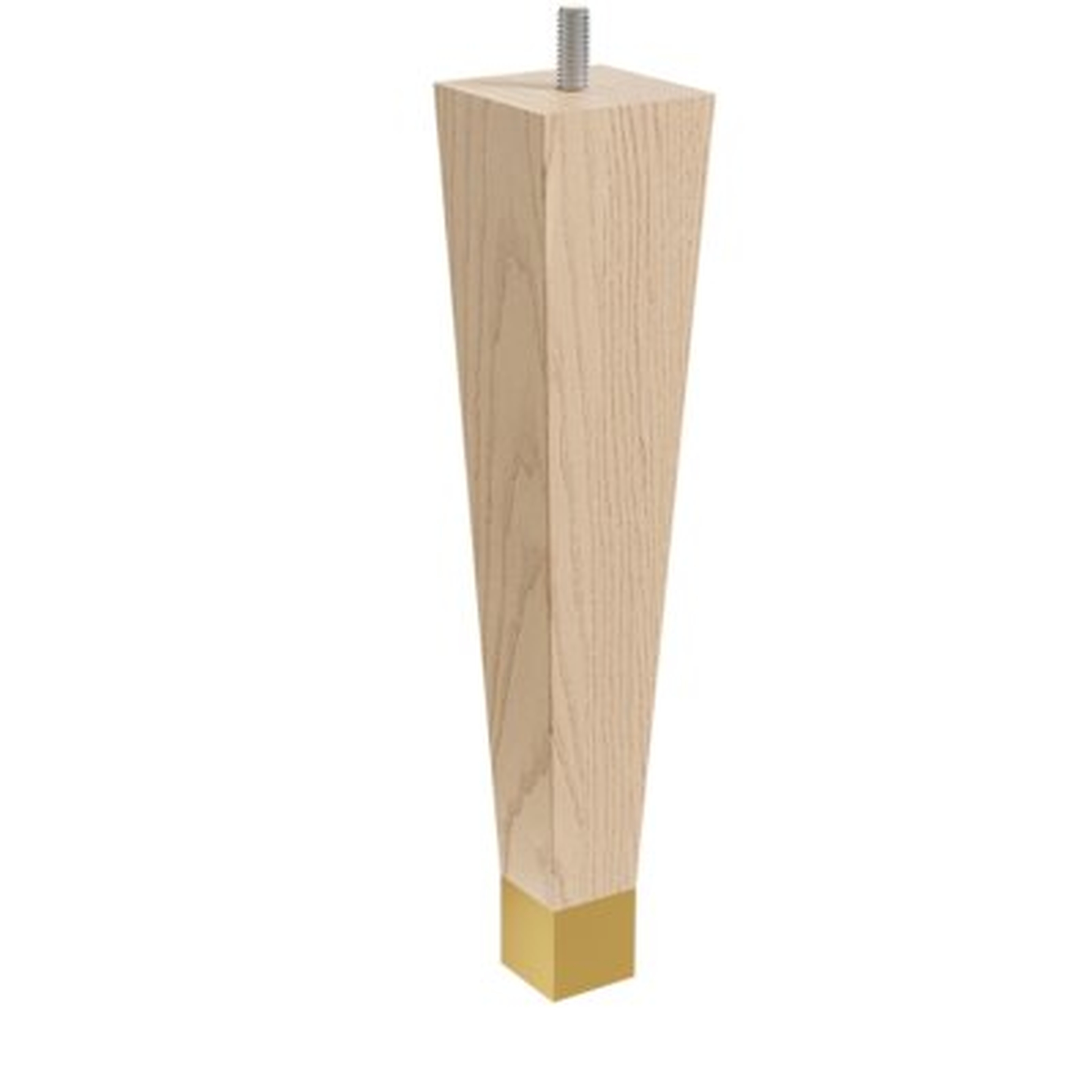 Square Tapered Ash Leg With 1" Ferrule And Clear Finish - Wayfair