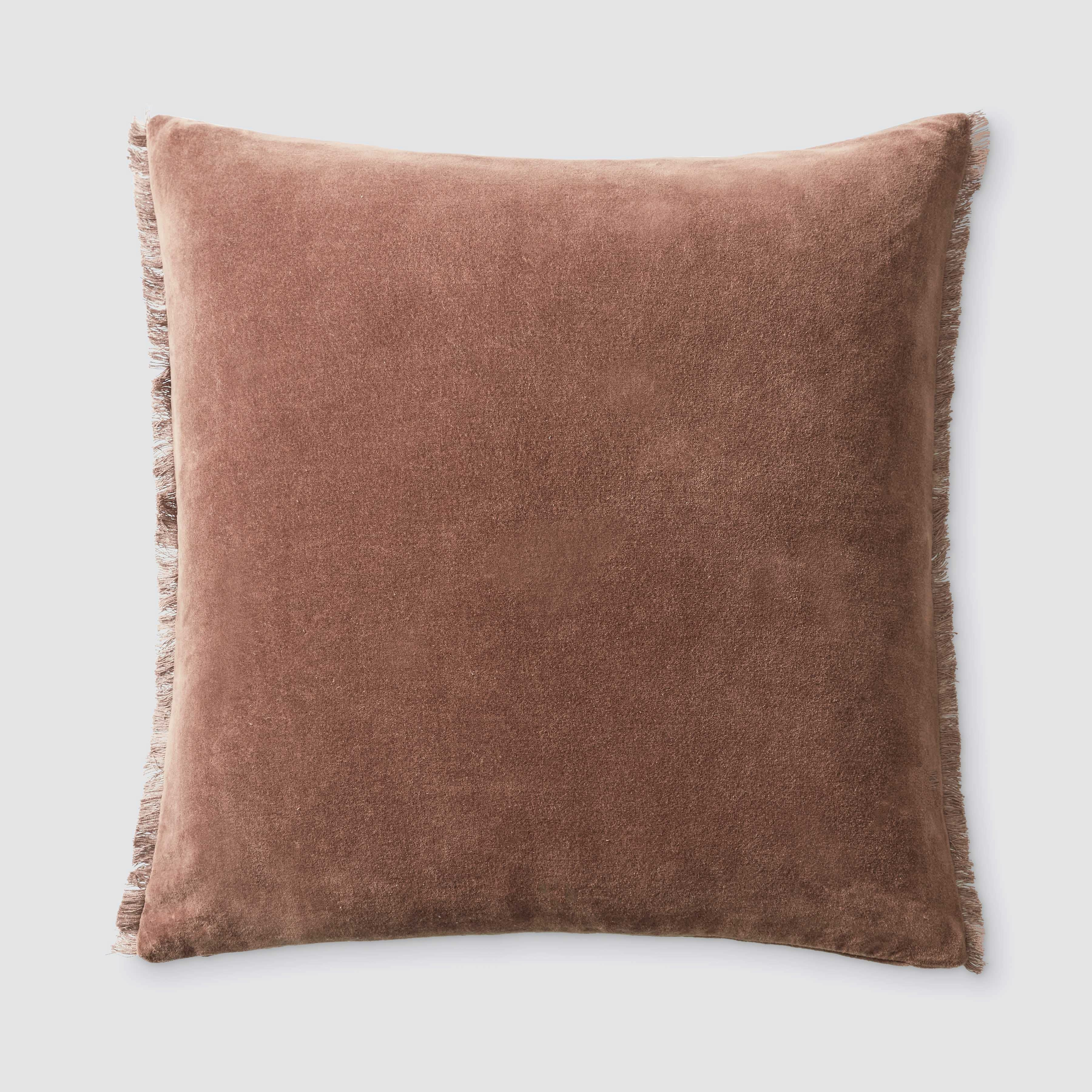 The Citizenry Naveta Velvet Pillow | 18" x 18" | Blue - The Citizenry
