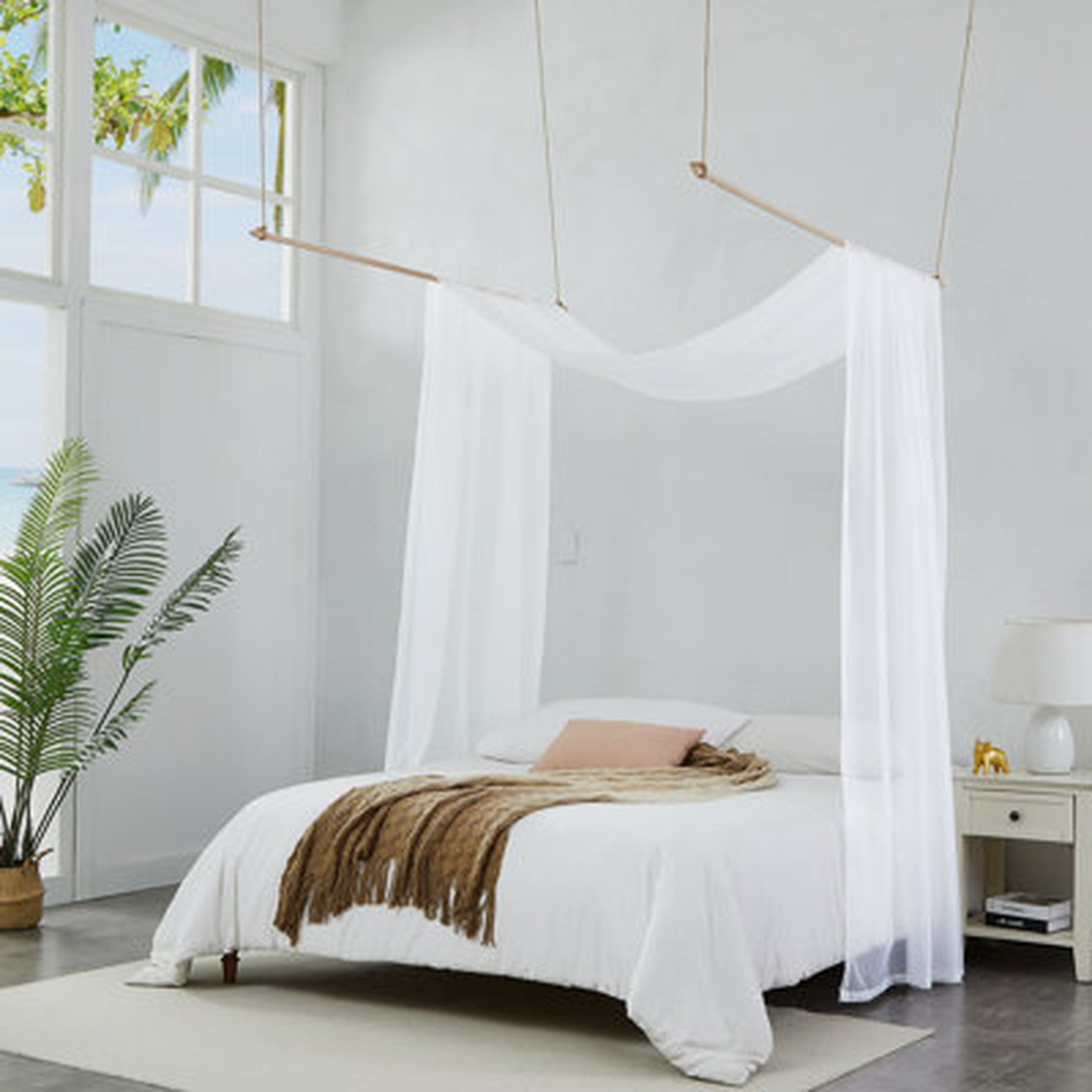 Bundella Polyester Ties Bed Canopy - Wayfair