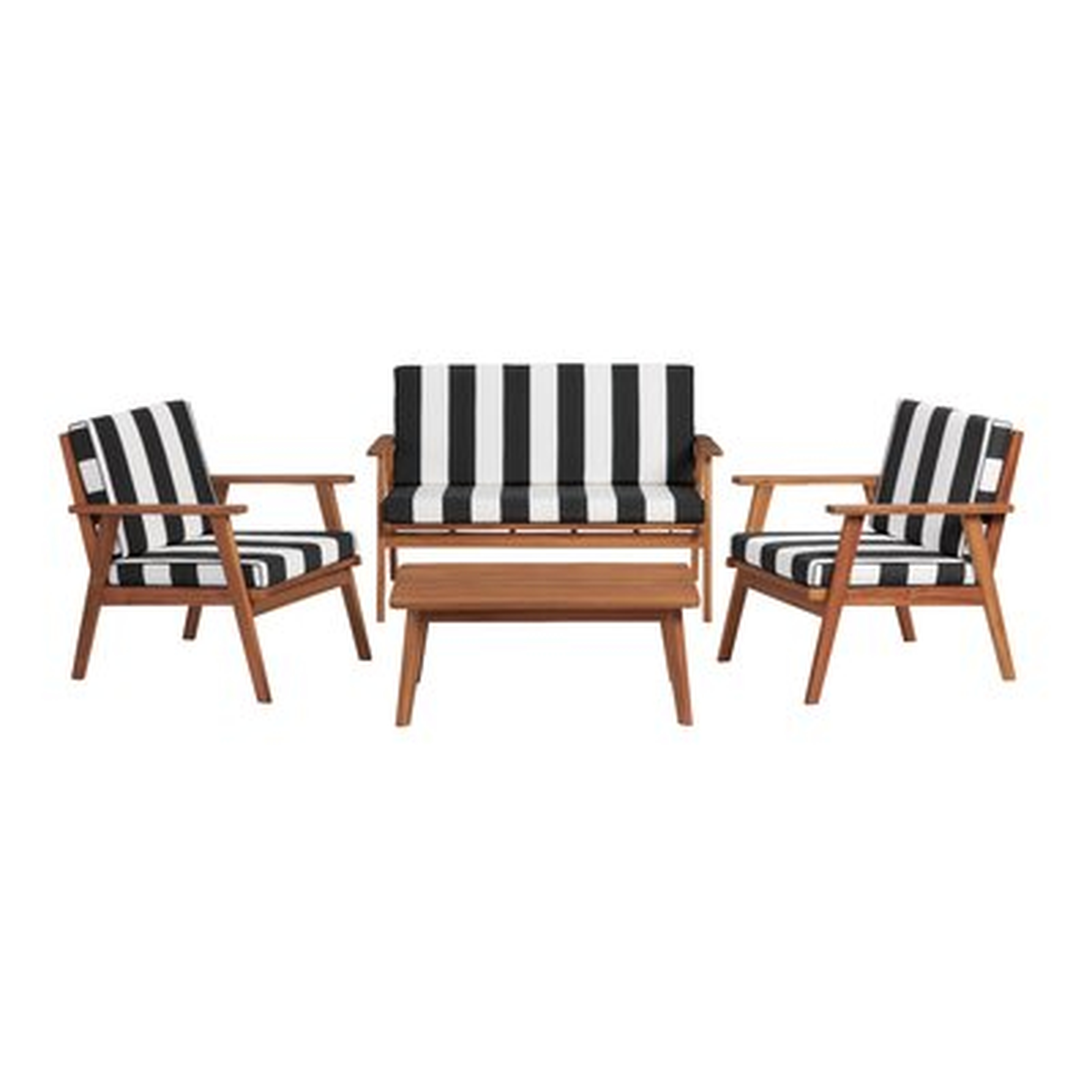 Cole Outdoor Set Black Stripe - Wayfair