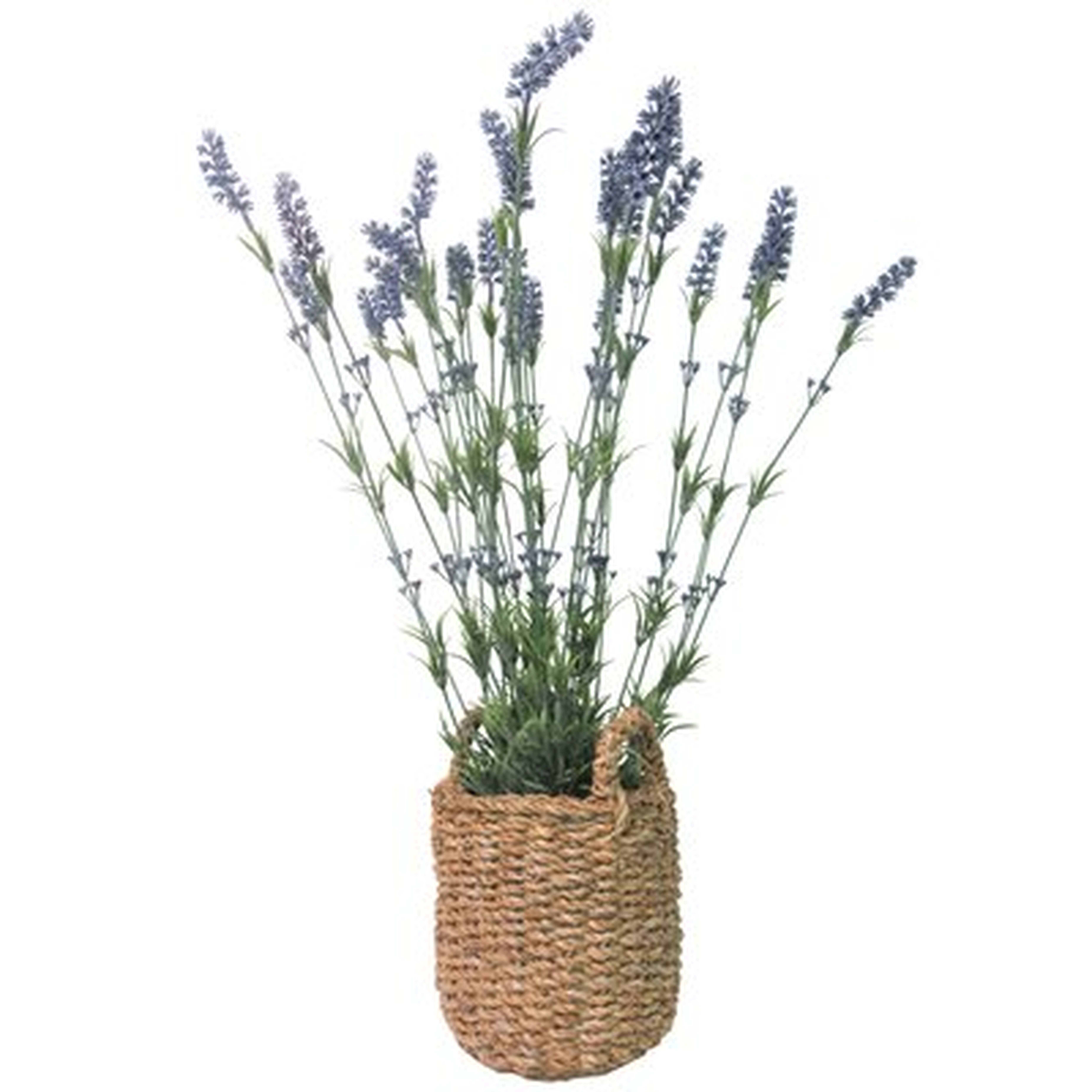 29'' Artificial Flowering Plant in Basket - Wayfair