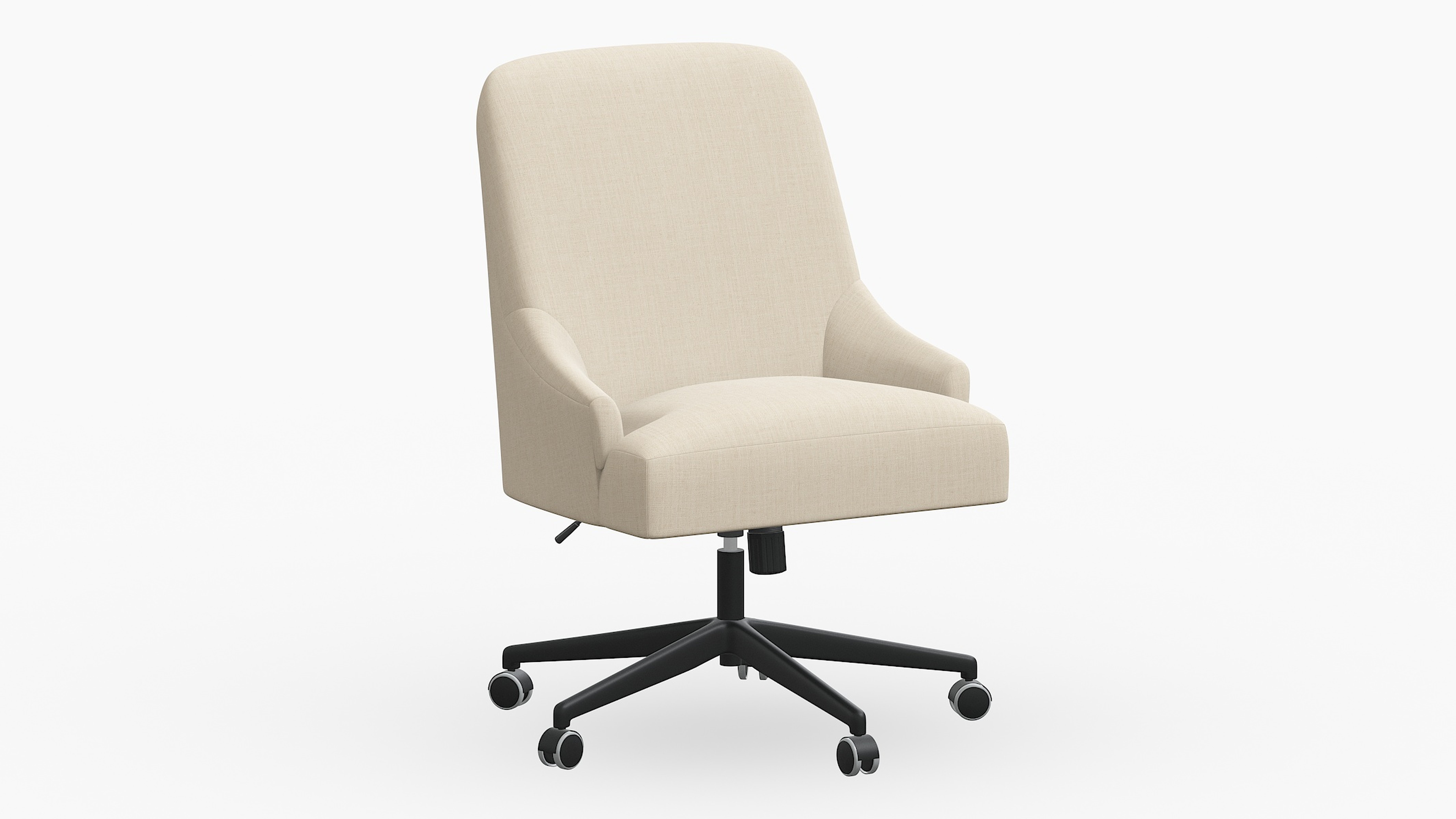 Traditional Task Chair, Husk Everyday Linen - The Inside