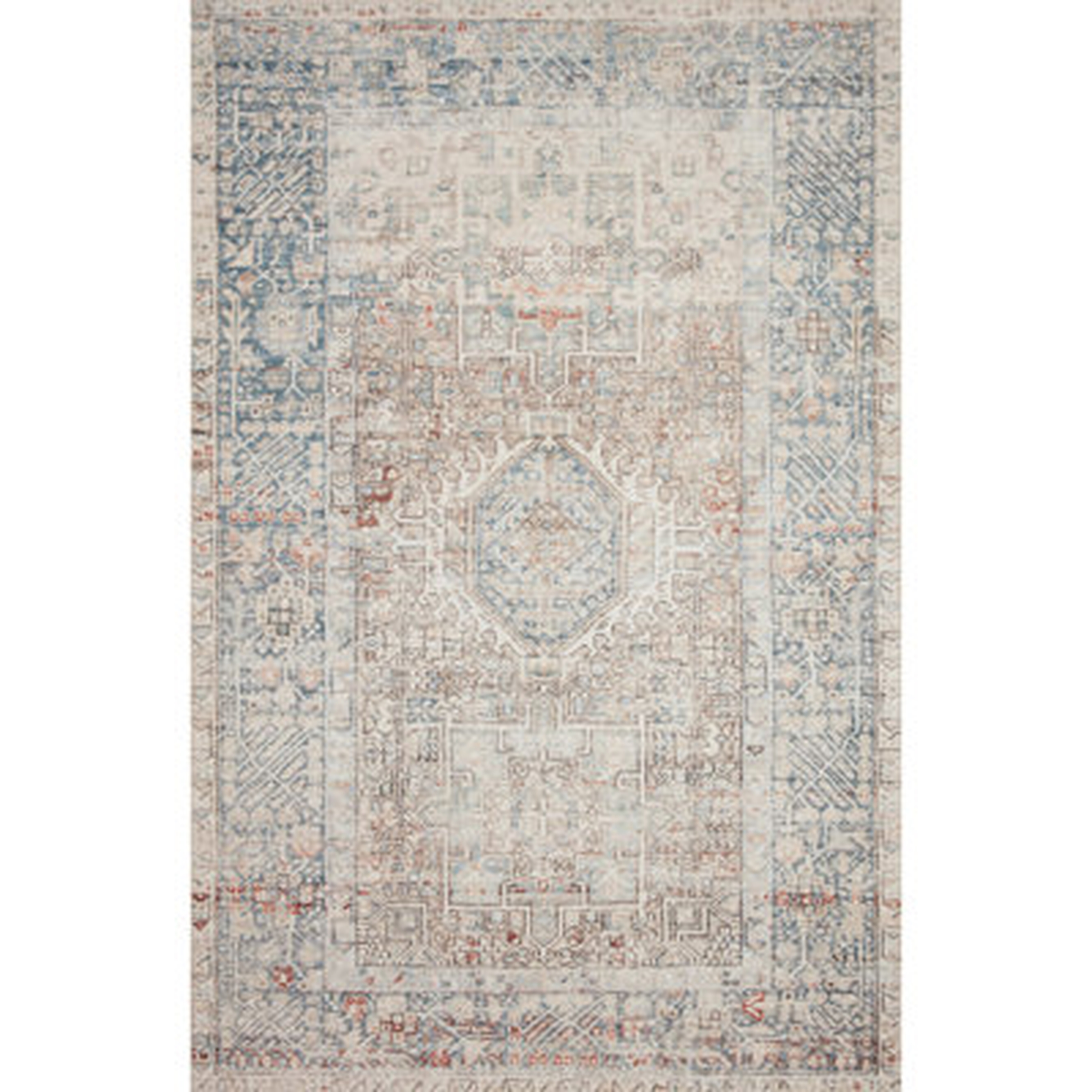 JUL-07 Natural, Ocean 7''-6" x 9'6" Size Rug - Wayfair