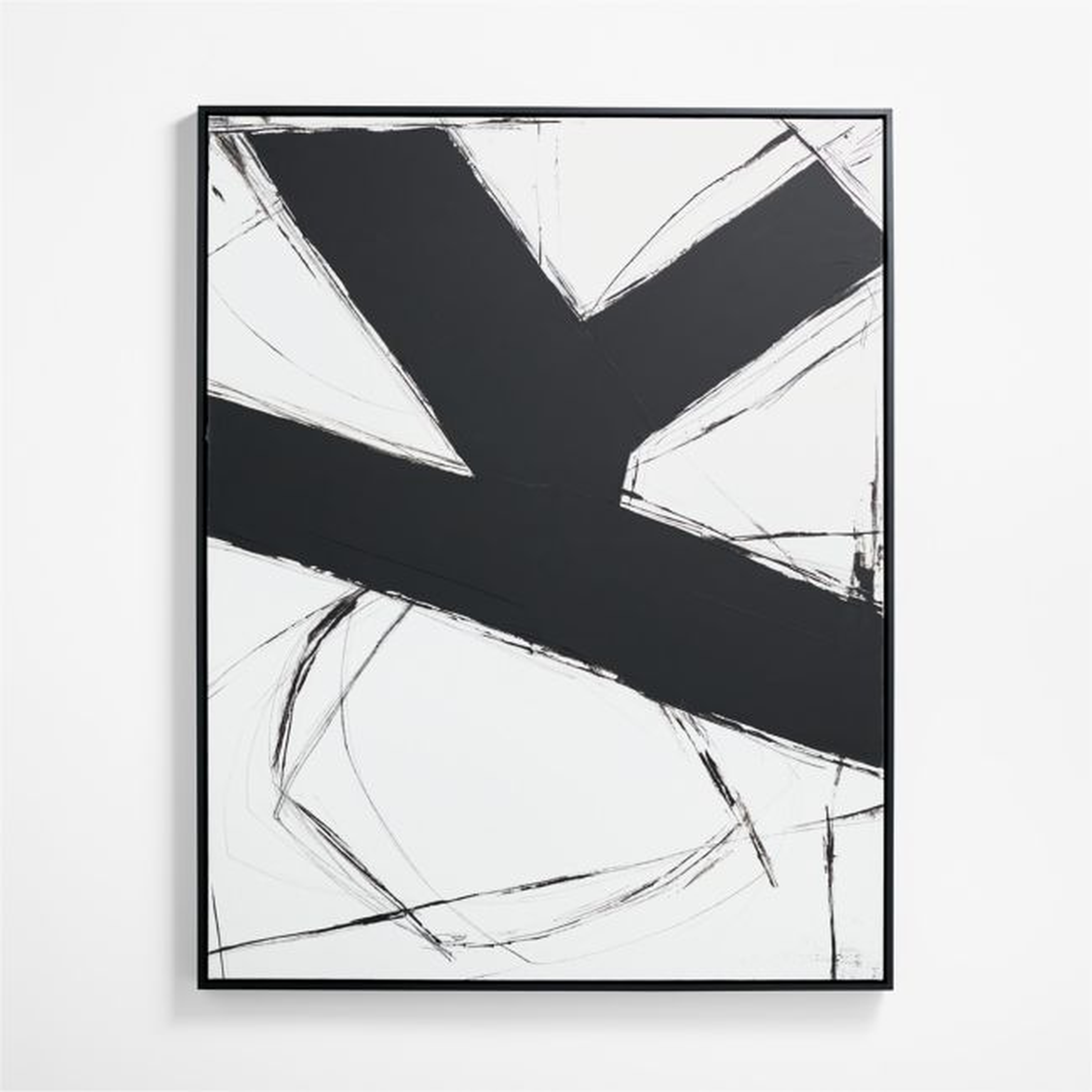 "Dynamic" Framed Wall Art Print 61.5"x48.5" by Michel Smith Boyd - Crate and Barrel