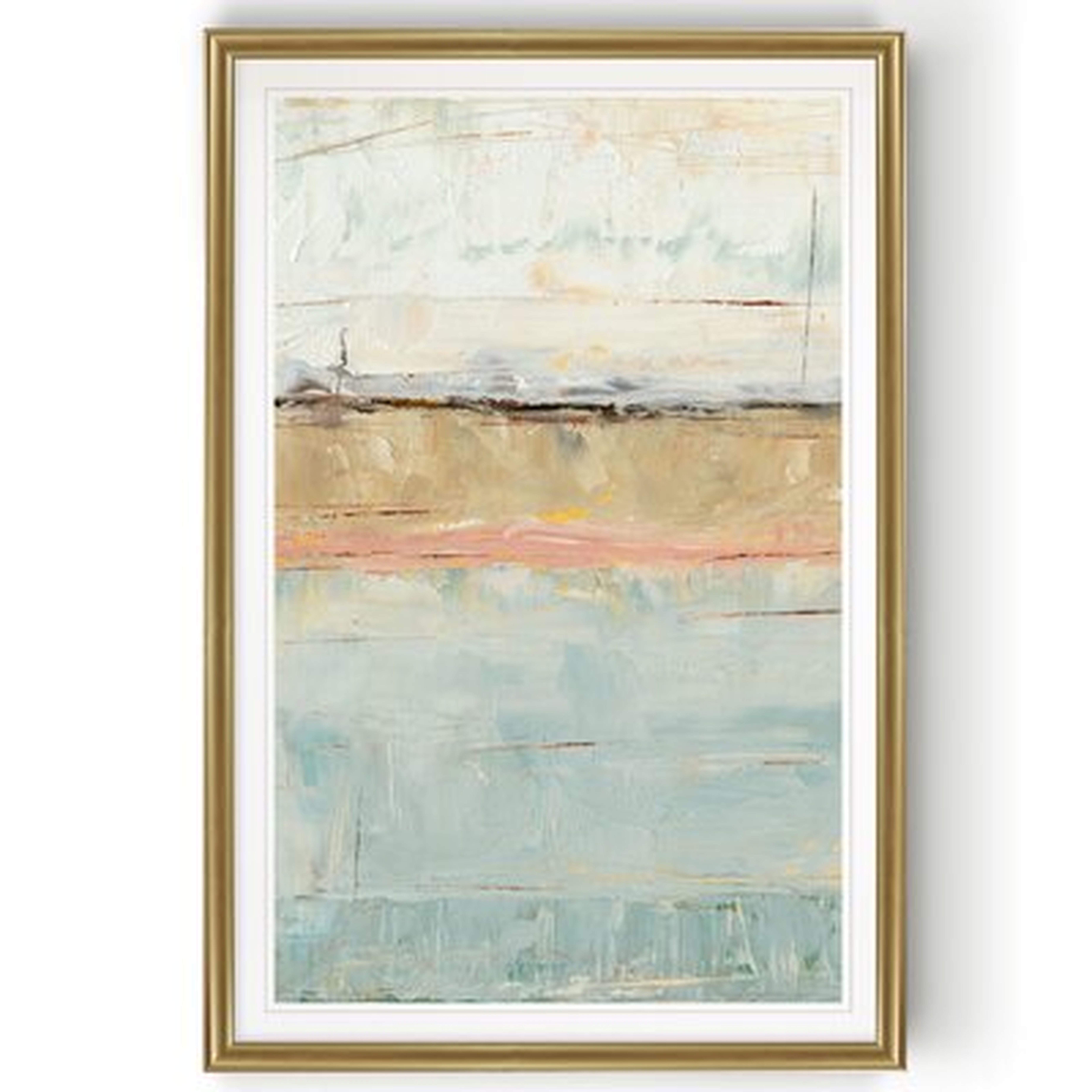 'Pastel Horizon I' - Painting Print on Canvas - Wayfair