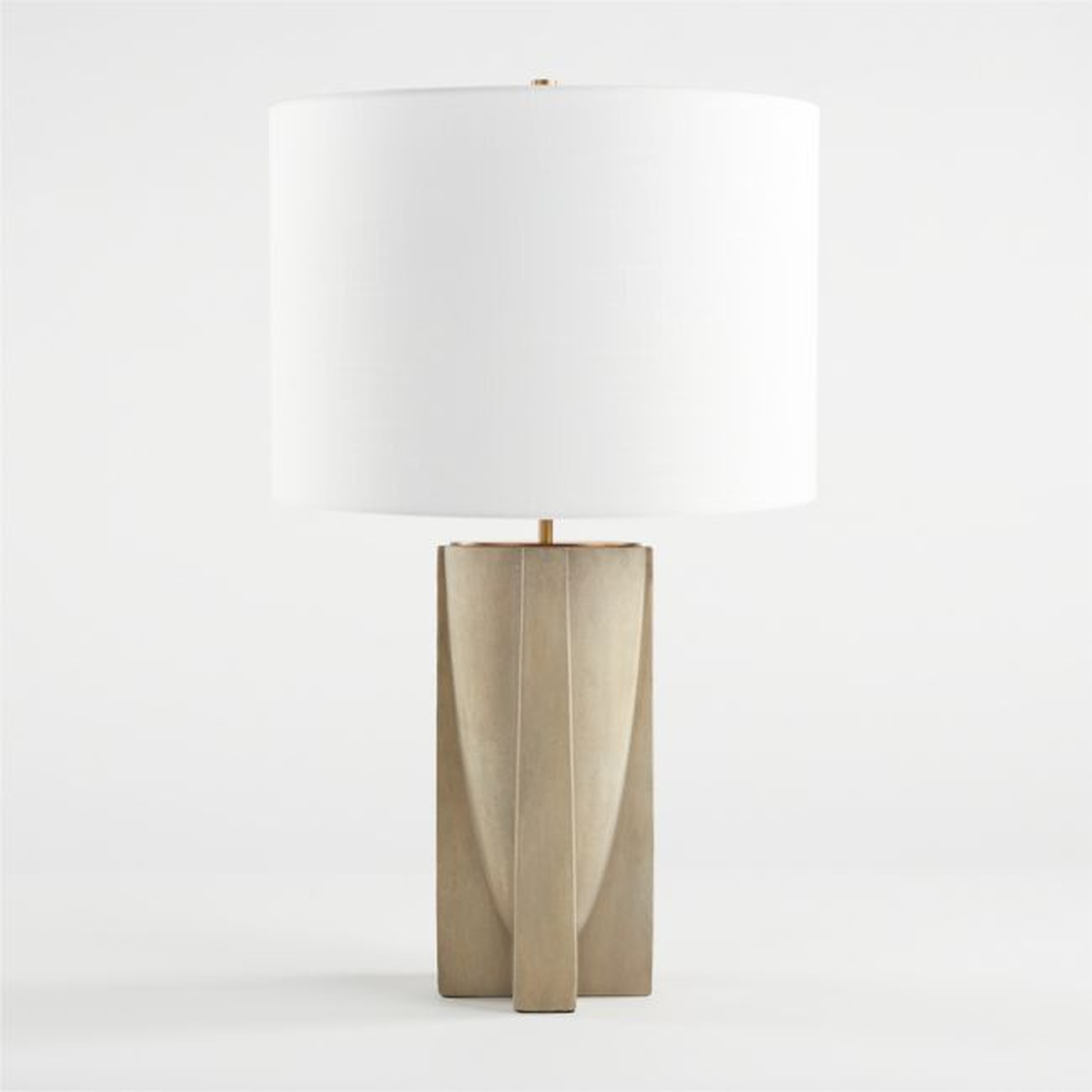 Lars Concrete Table Lamp - Crate and Barrel