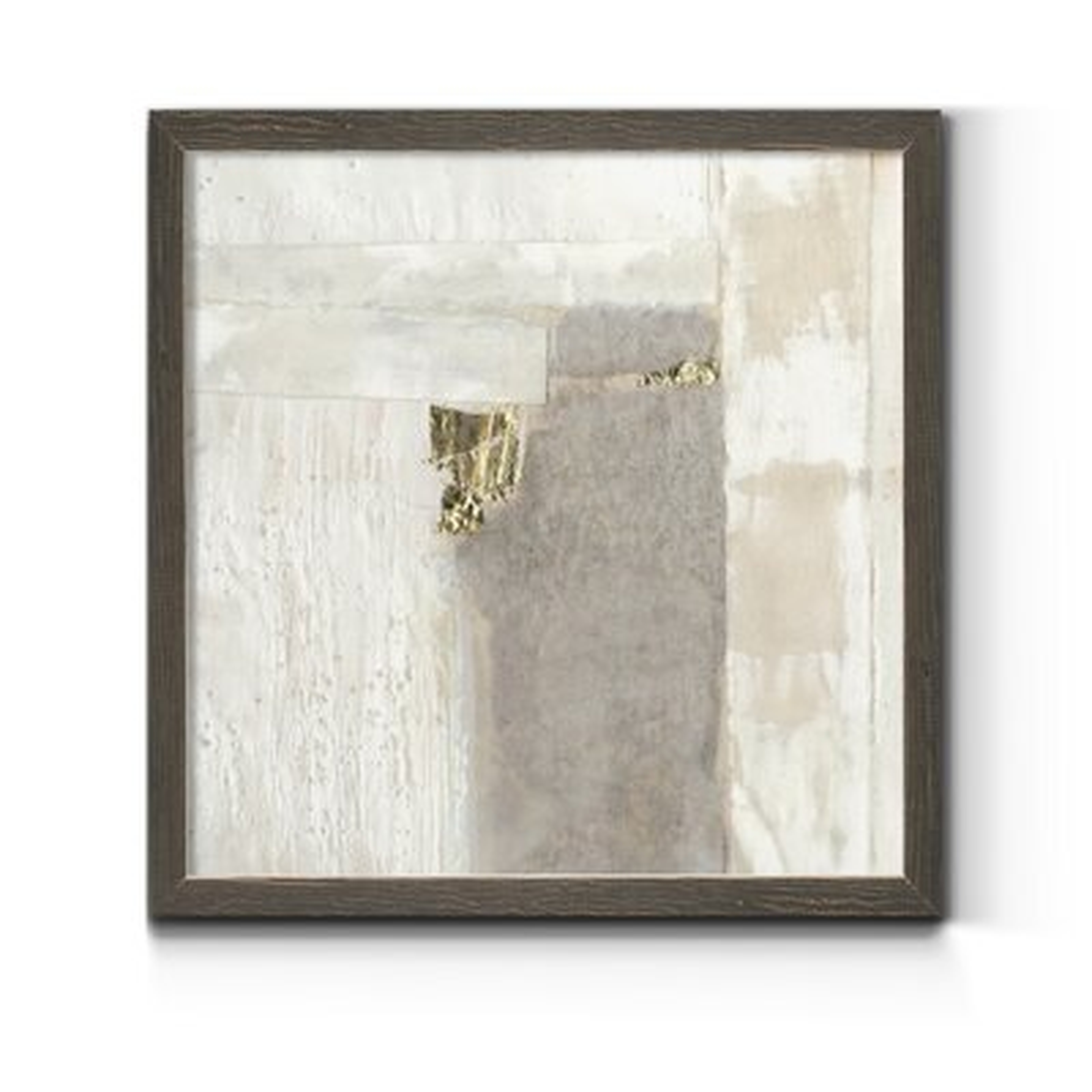Neutral Gold II - Picture Frame Print on Canvas - Wayfair