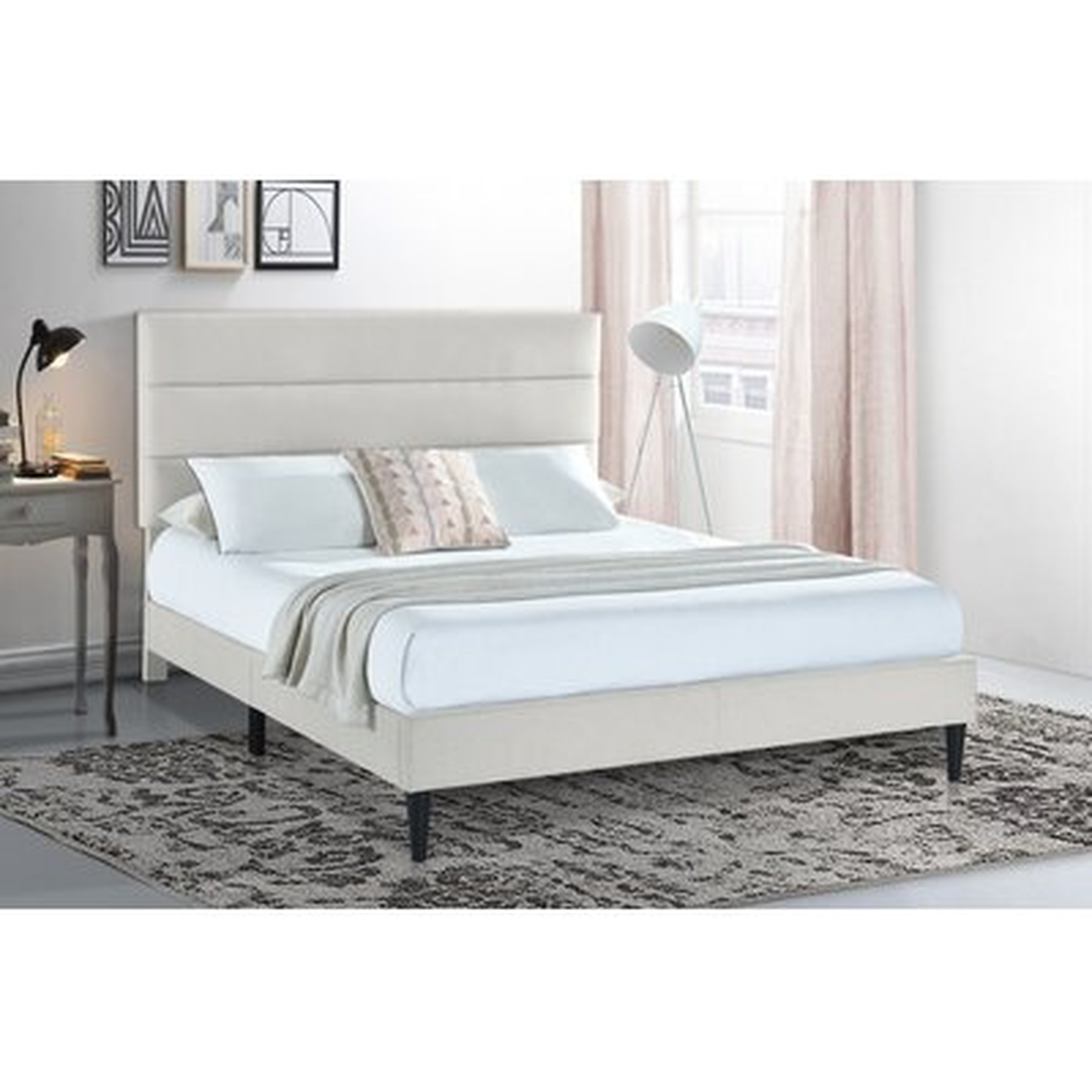 Cicero Upholstered Low Profile Platform Bed - Wayfair