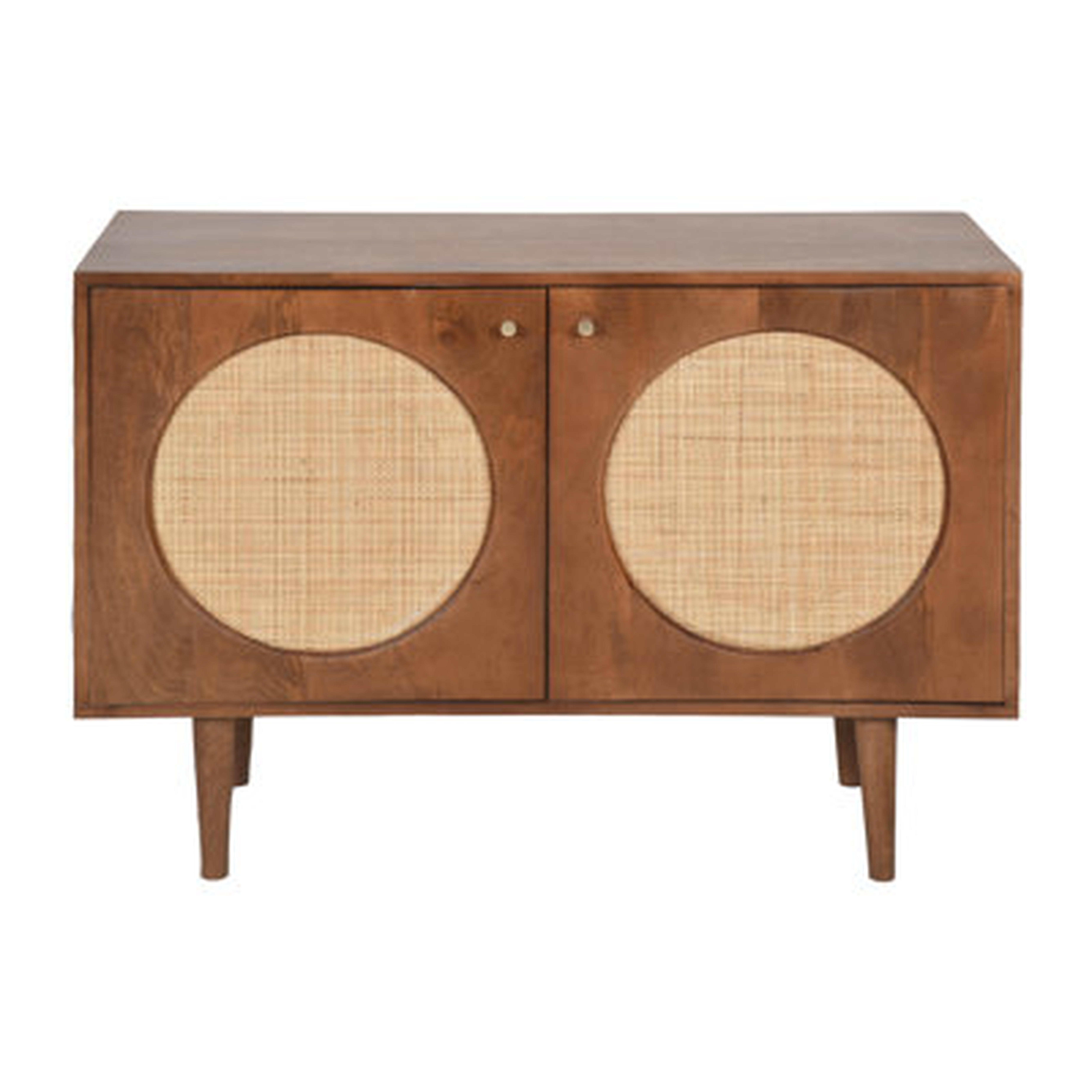 Wood, 39"L 2-Door Sideboard, Brown - Wayfair
