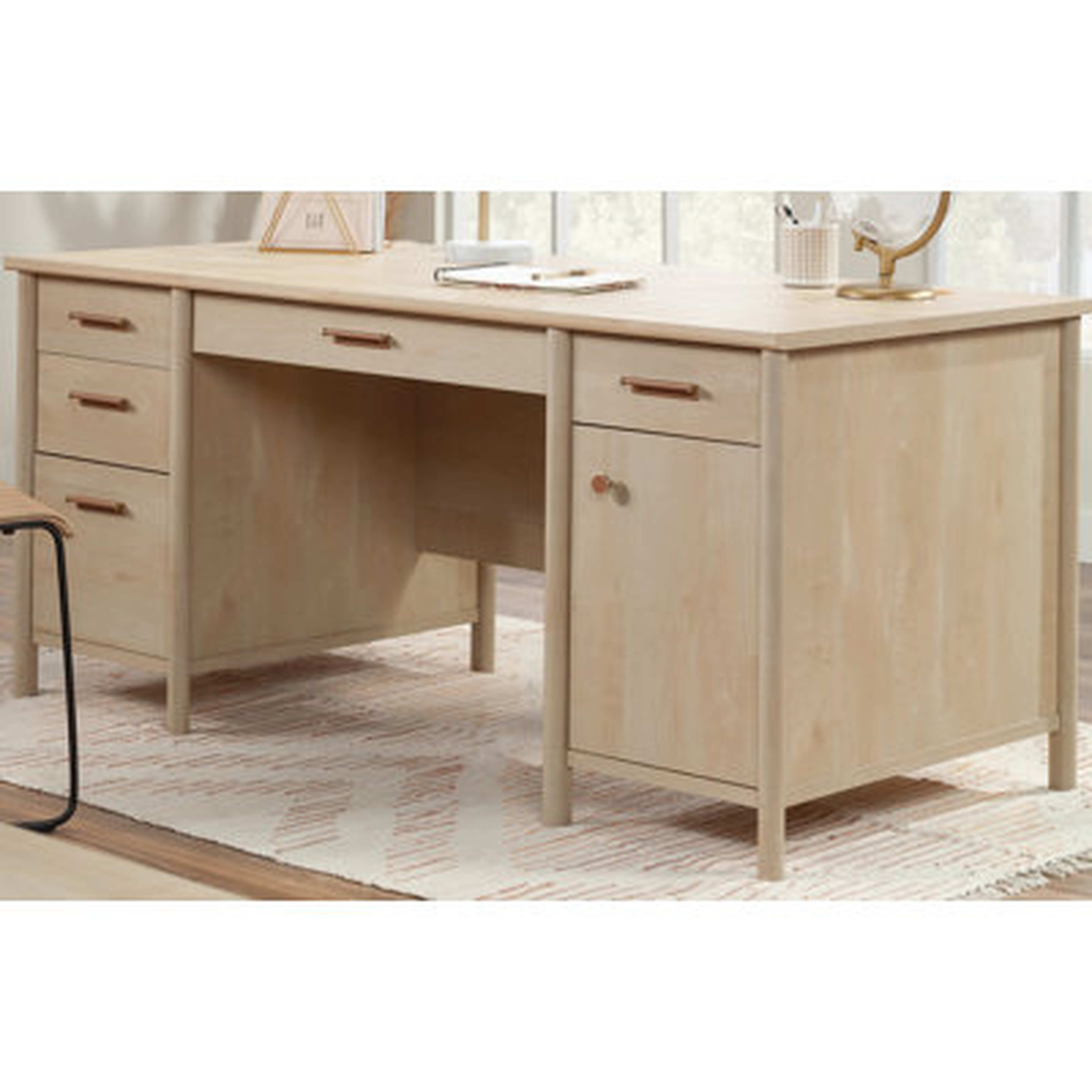 Whitaker Point 66" Executive Desk - Wayfair