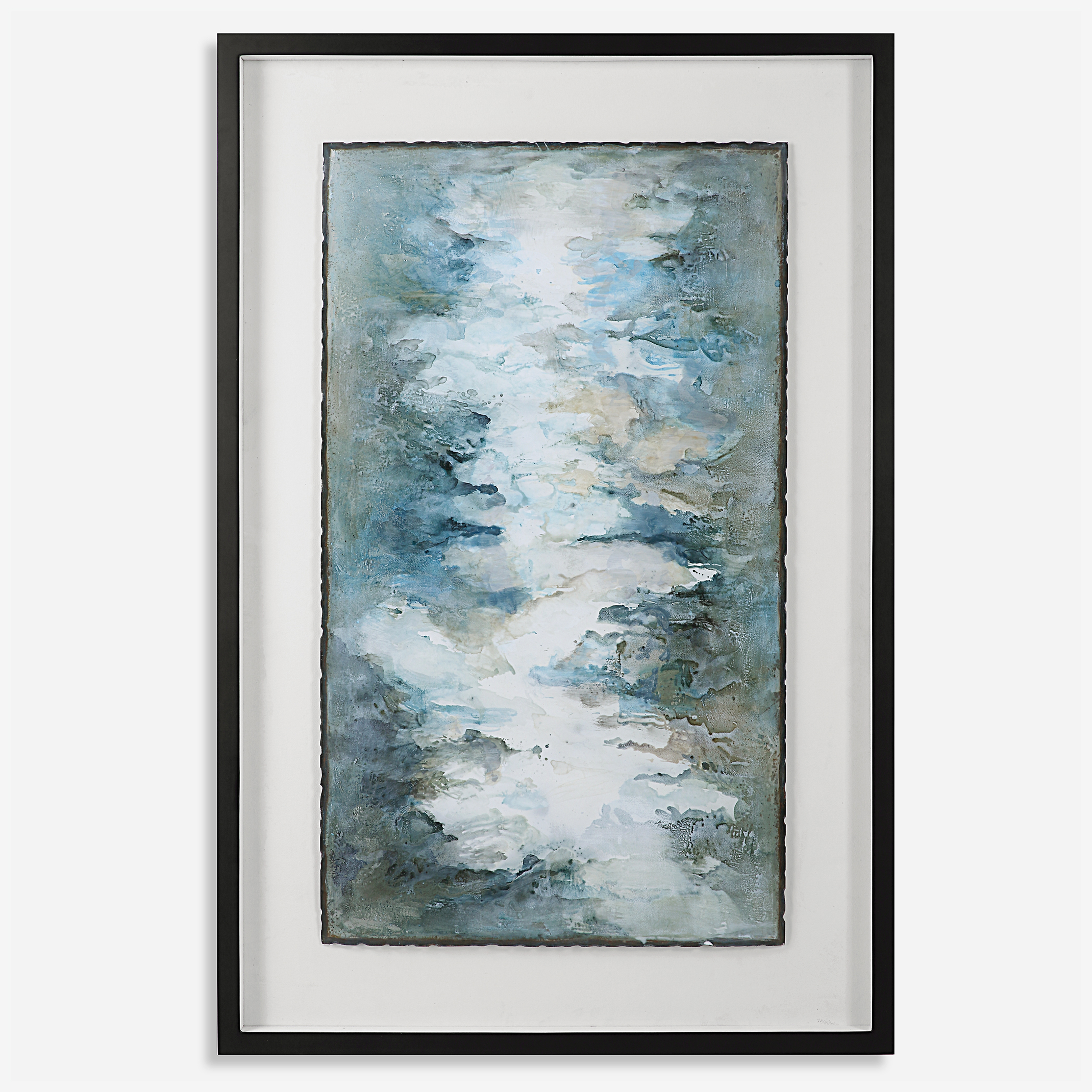 Lakeside Grande Framed Abstract Print - Uttermost