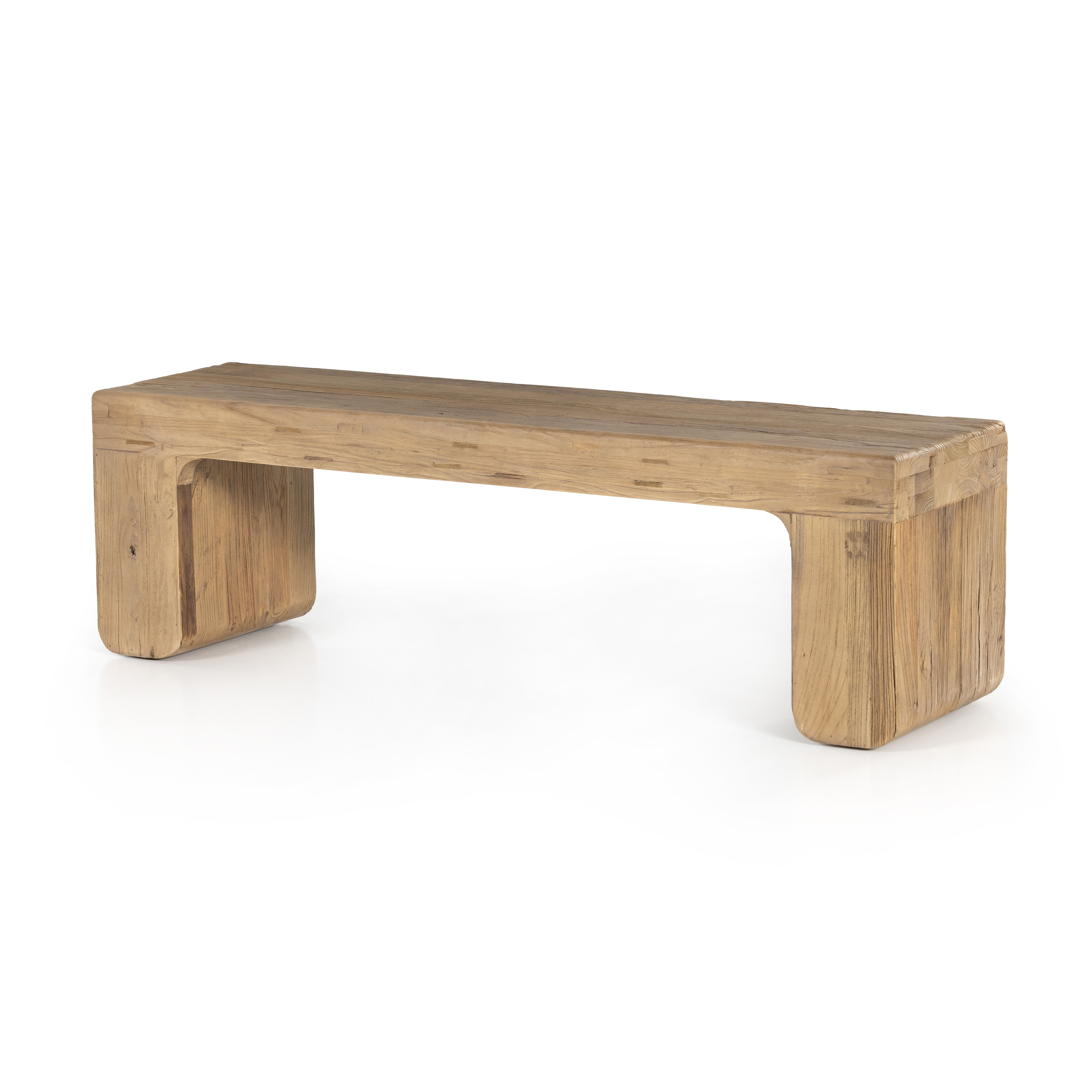 Merrick Accent Bench-Natural Elm - Four Hands
