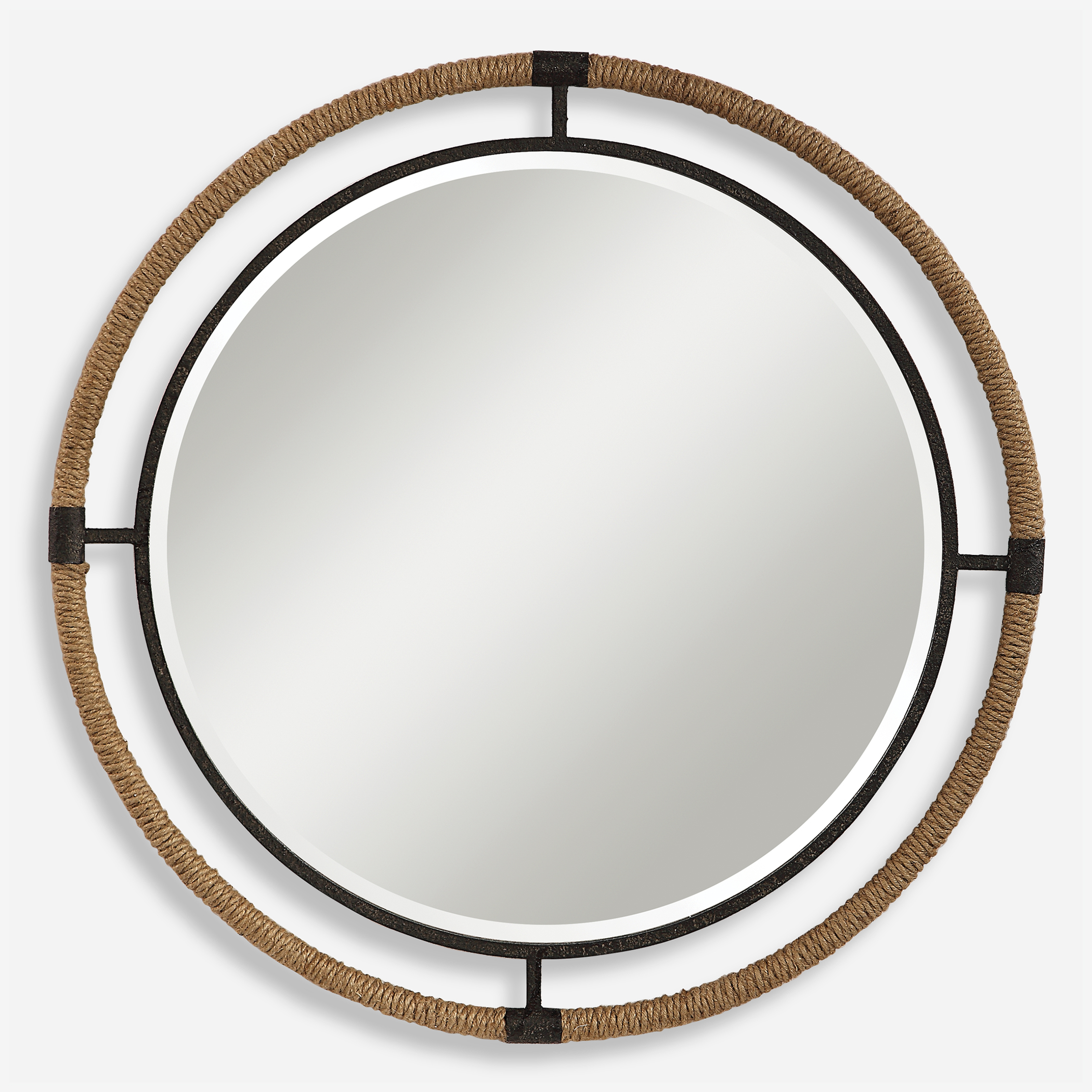 Melville Coastal Round Mirror - Uttermost