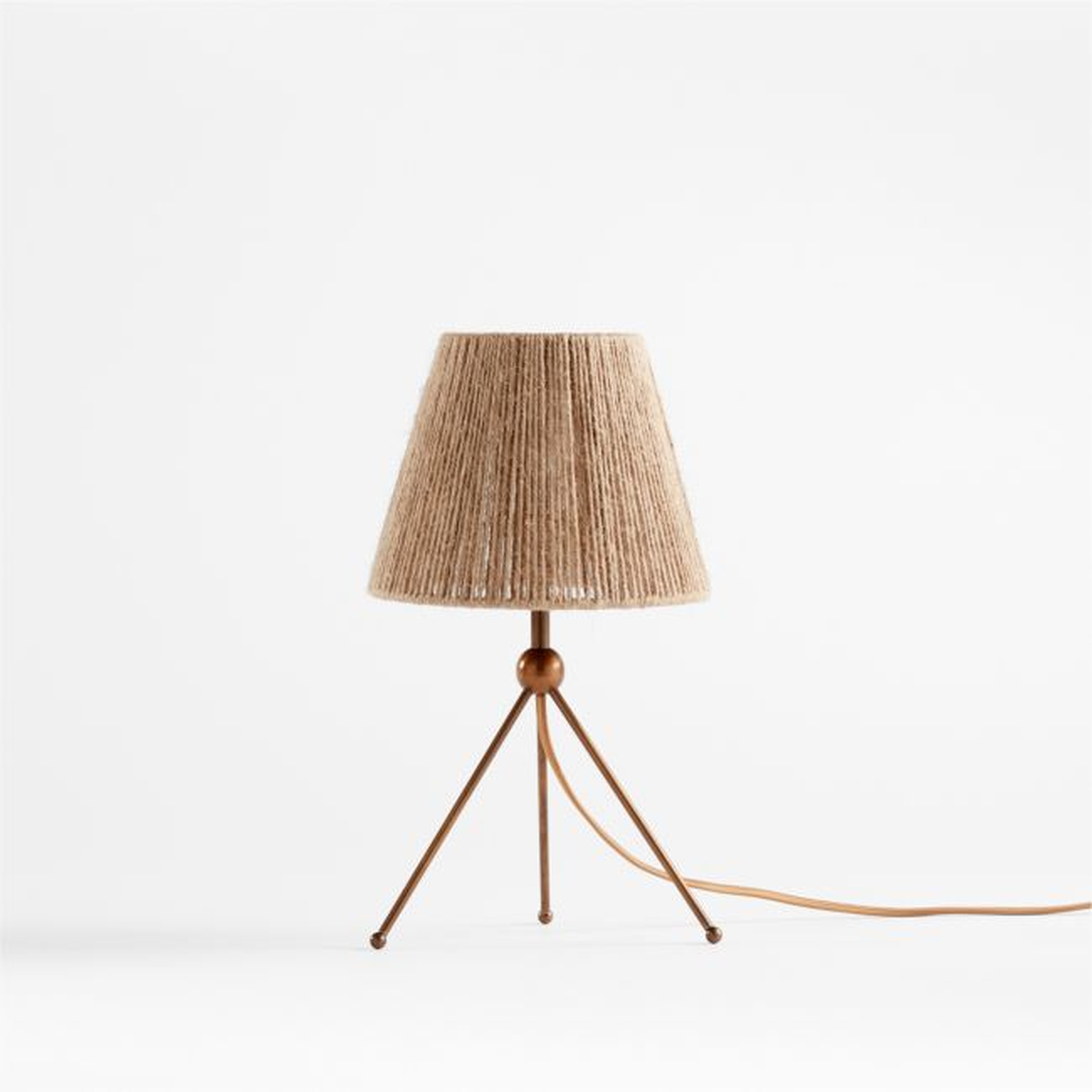 Ellery Tripod Table Lamp by Jake Arnold 14.75" - Crate and Barrel