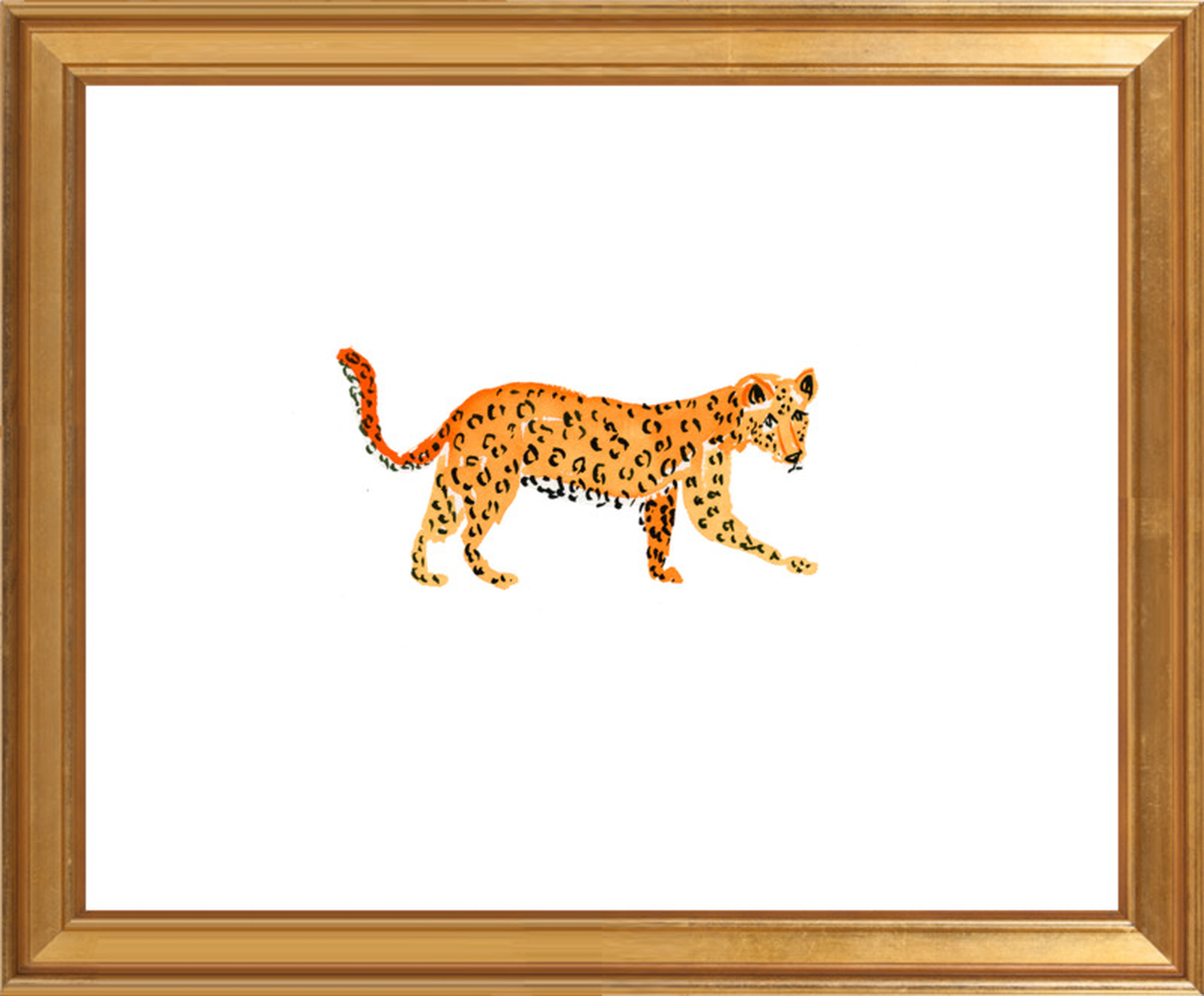 Striding Leopard by Jill Delavan for Artfully Walls - Artfully Walls