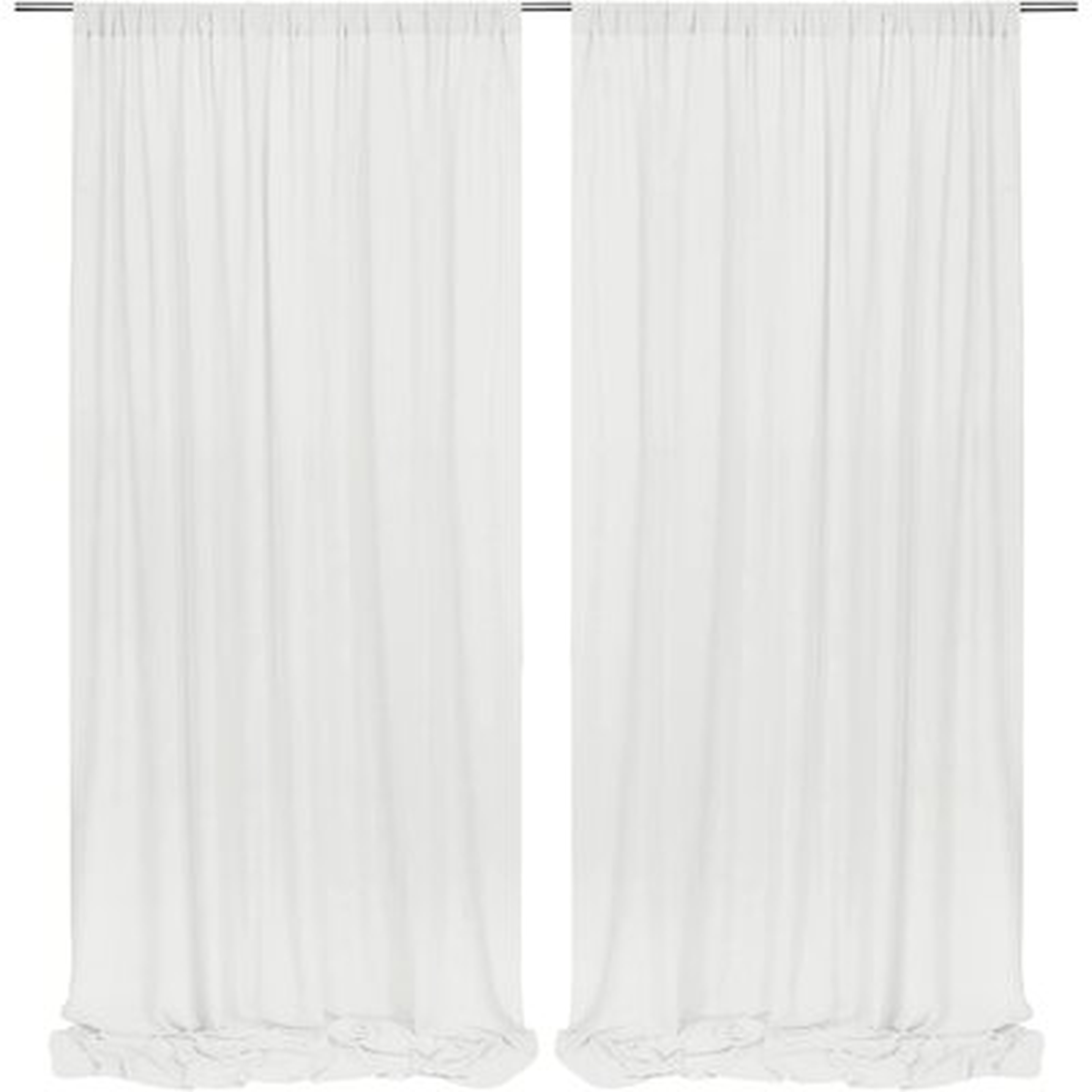 Arroyo Solid Sheer Outdoor Curtain Panels - Wayfair