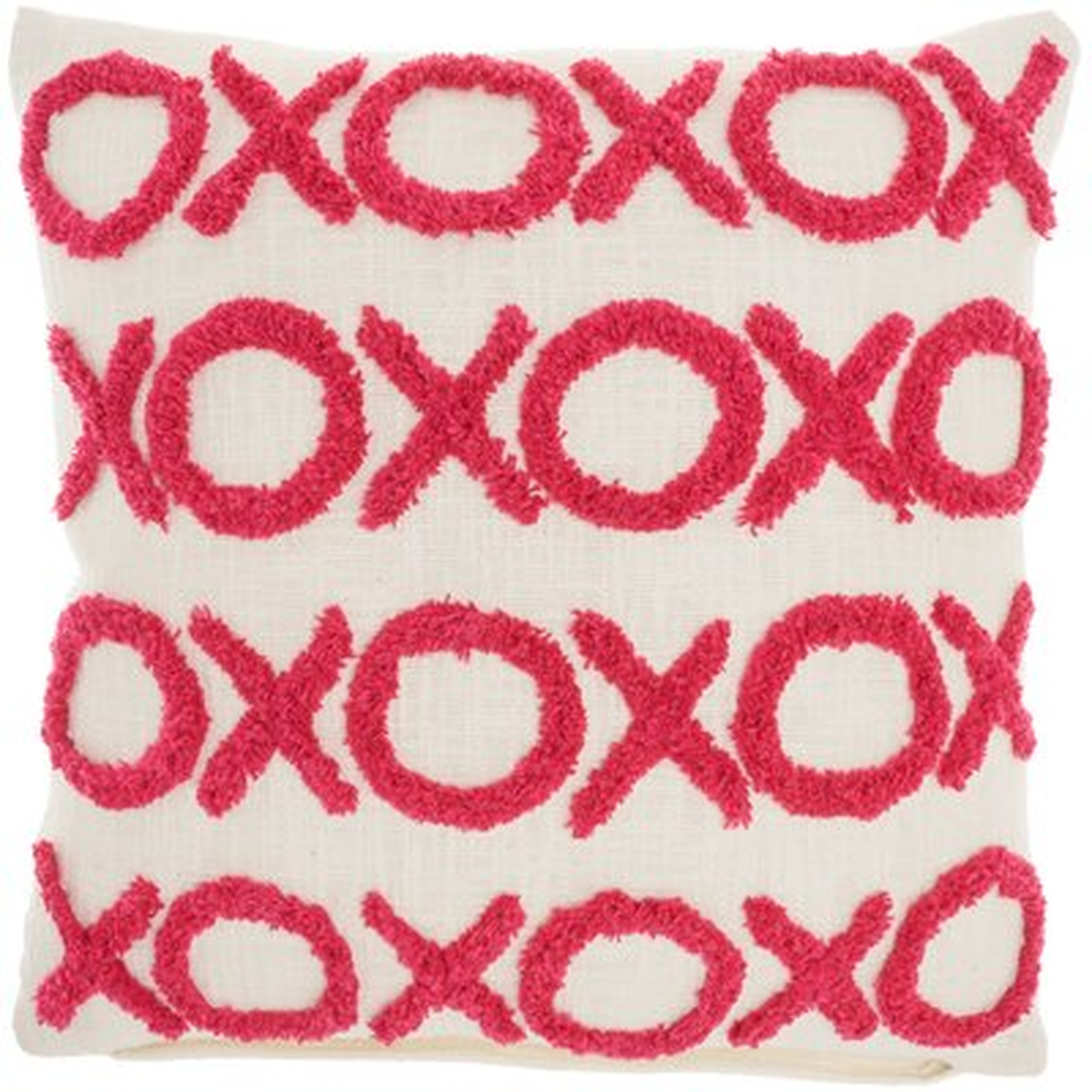 Claud XOXO Cotton Geometric Throw Pillow - Wayfair