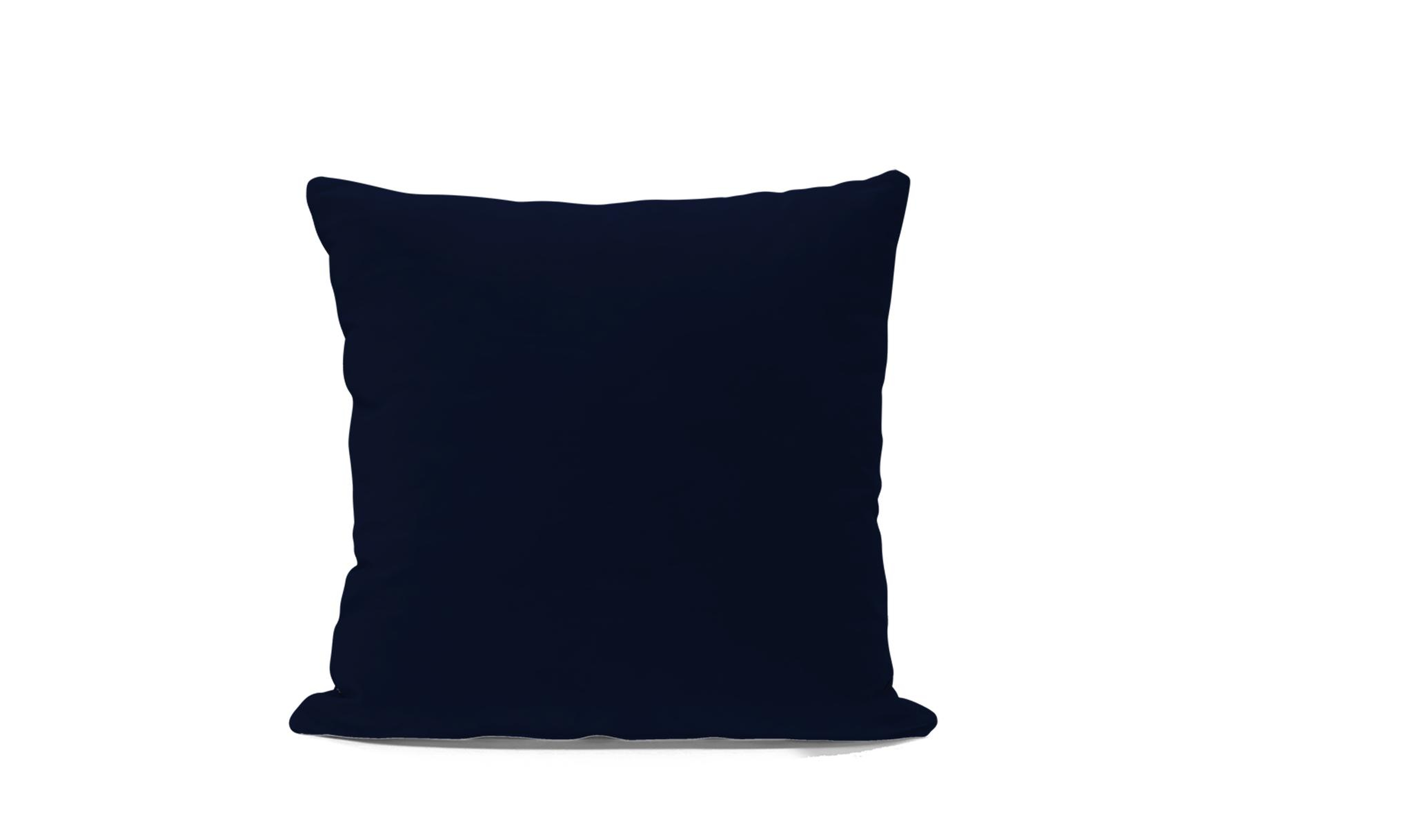 Blue Minka Mid Century Modern Square Pillow - Royale Cobalt - Joybird