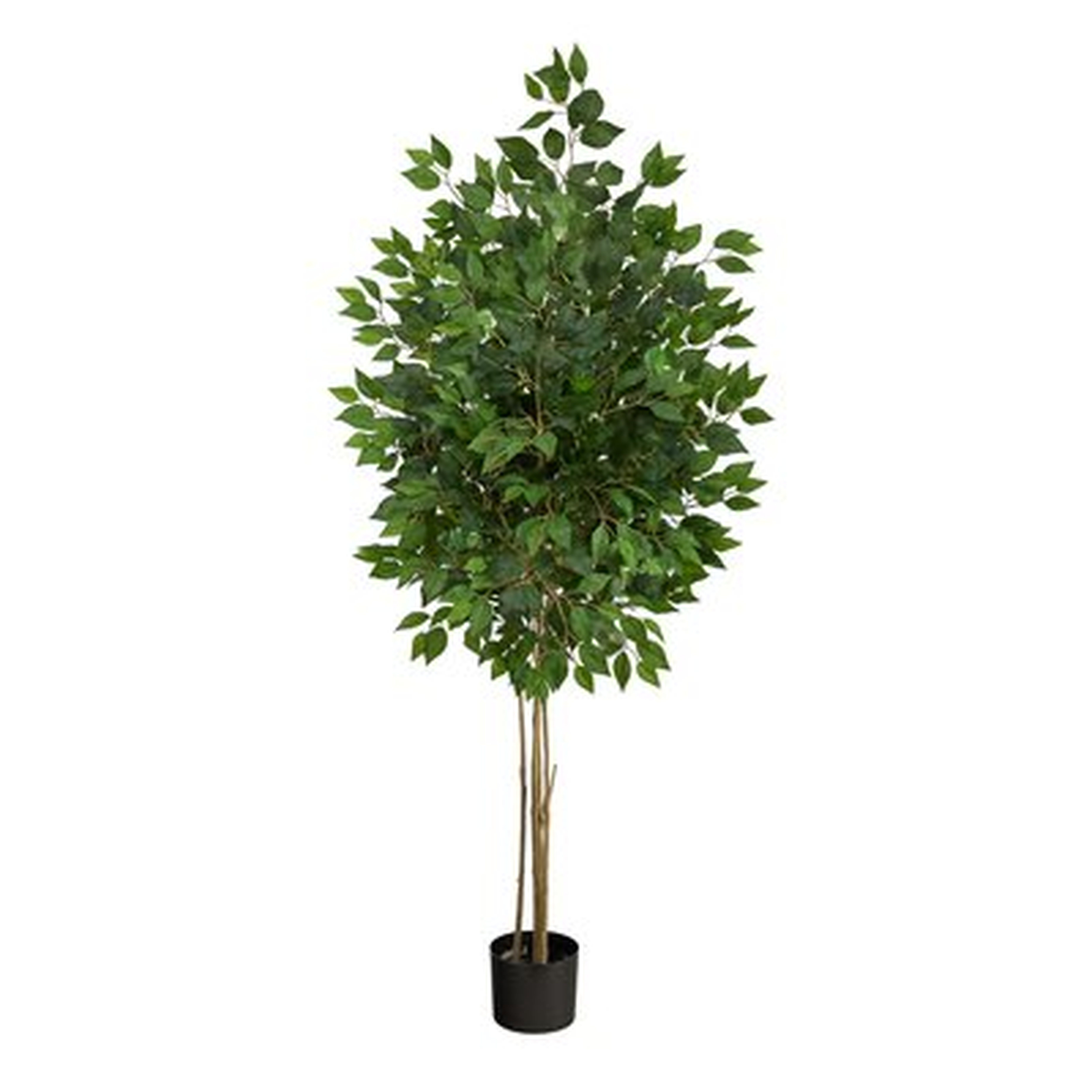 64In. Ficus Artificial Tree UV Resistant (Indoor/Outdoor) - Wayfair