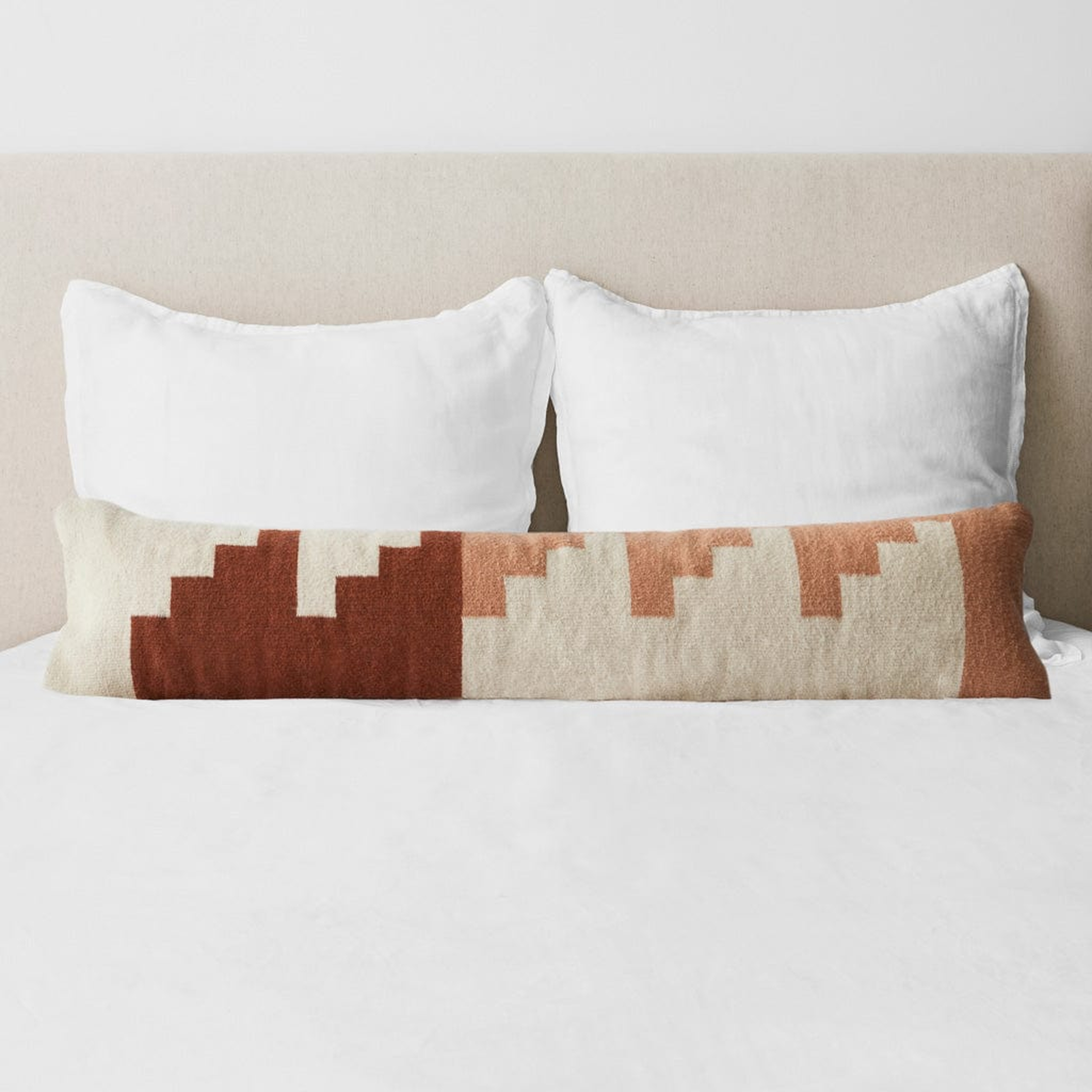 The Citizenry Villa Lumbar Pillow | 12" x 48" | Ivory - The Citizenry