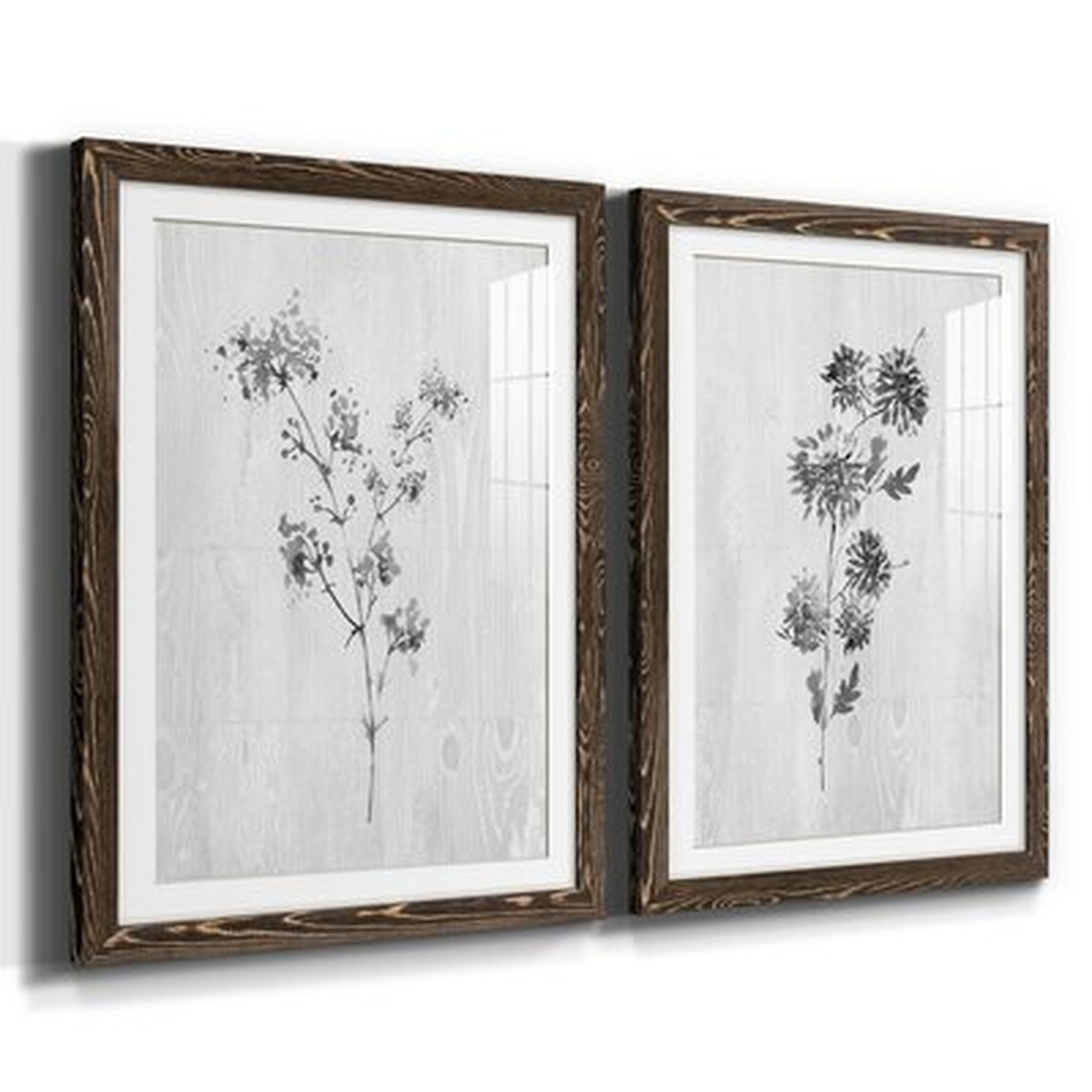 Neutral Meadow I-Premium Framed Canvas - Ready To Hang - Wayfair
