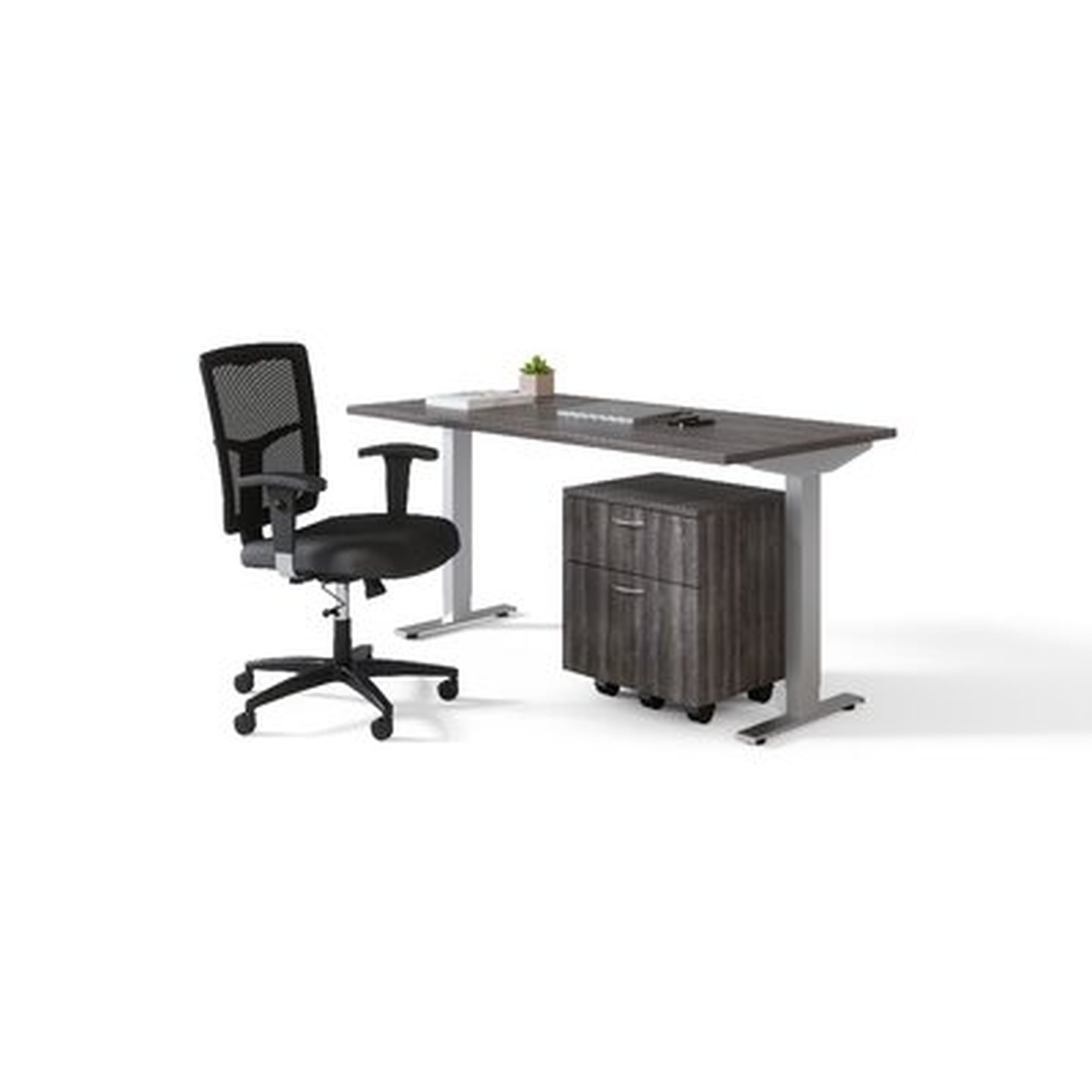 Argelis Height Adjustable Standing Desk - Wayfair