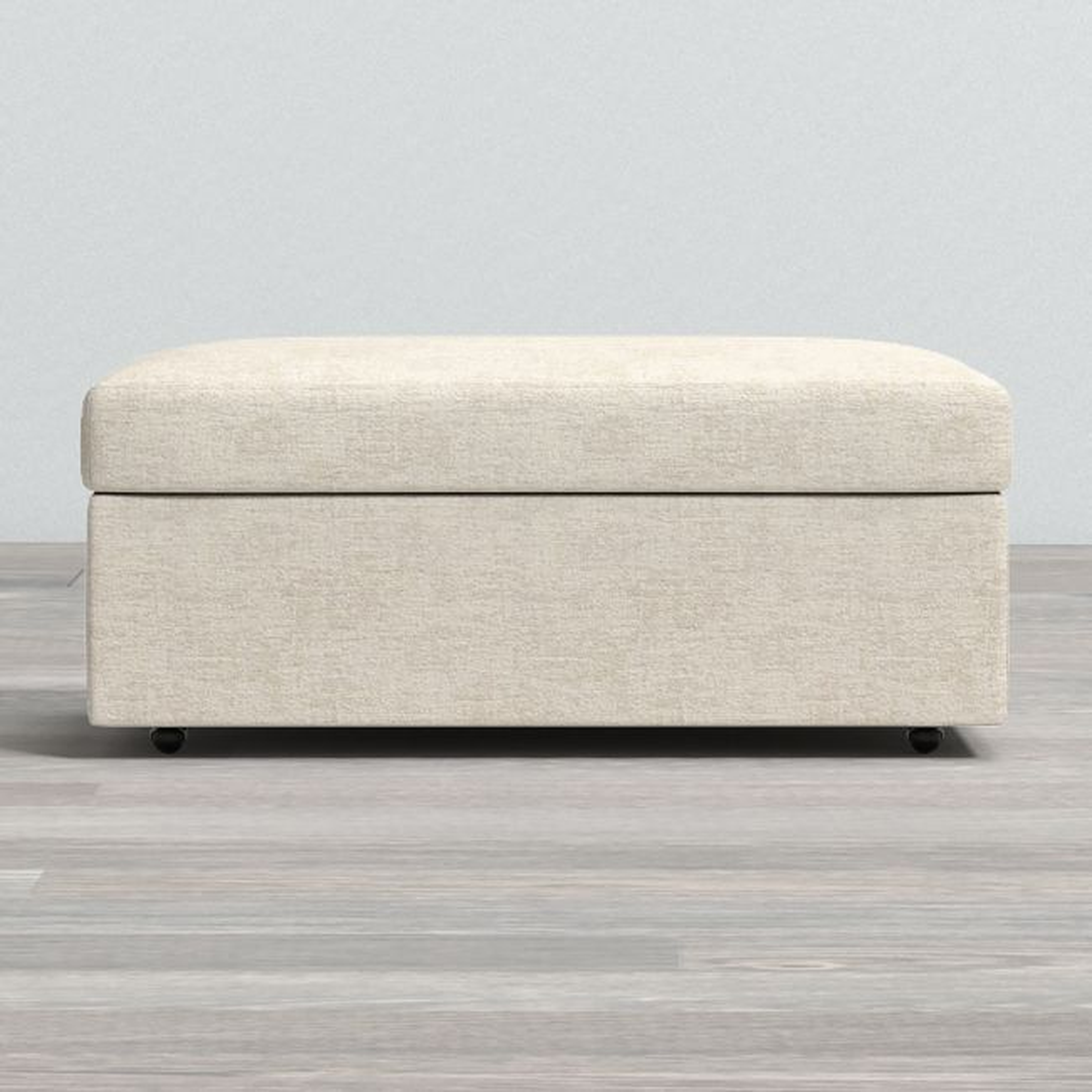 Gather Storage Ottoman - Monet, Champagne - Crate and Barrel