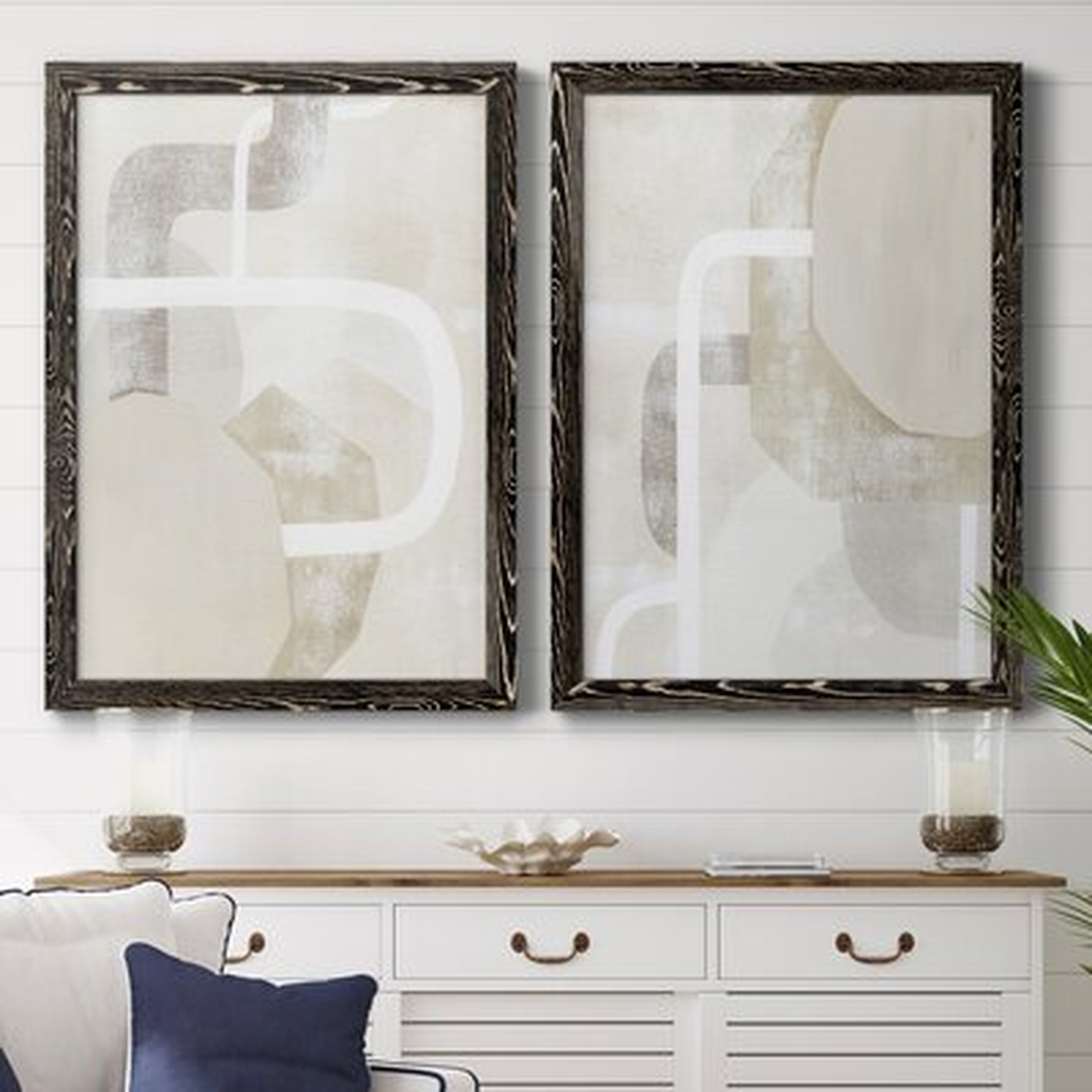 Quiet Affection I - 2 Piece Picture Frame Painting Set - Wayfair