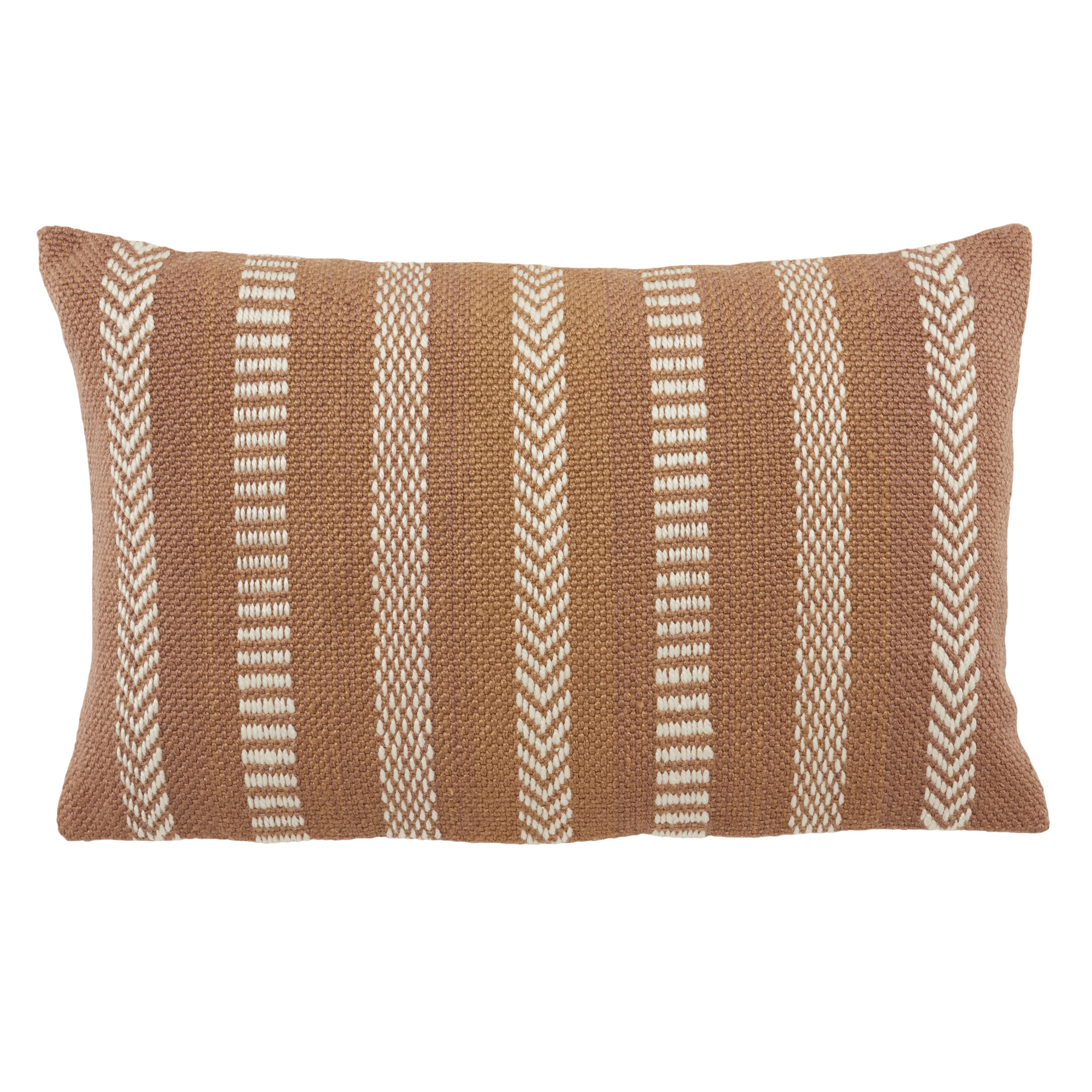 Papyrus Lumbar Pillow, Ginger, 21" x 13" - Collective Weavers