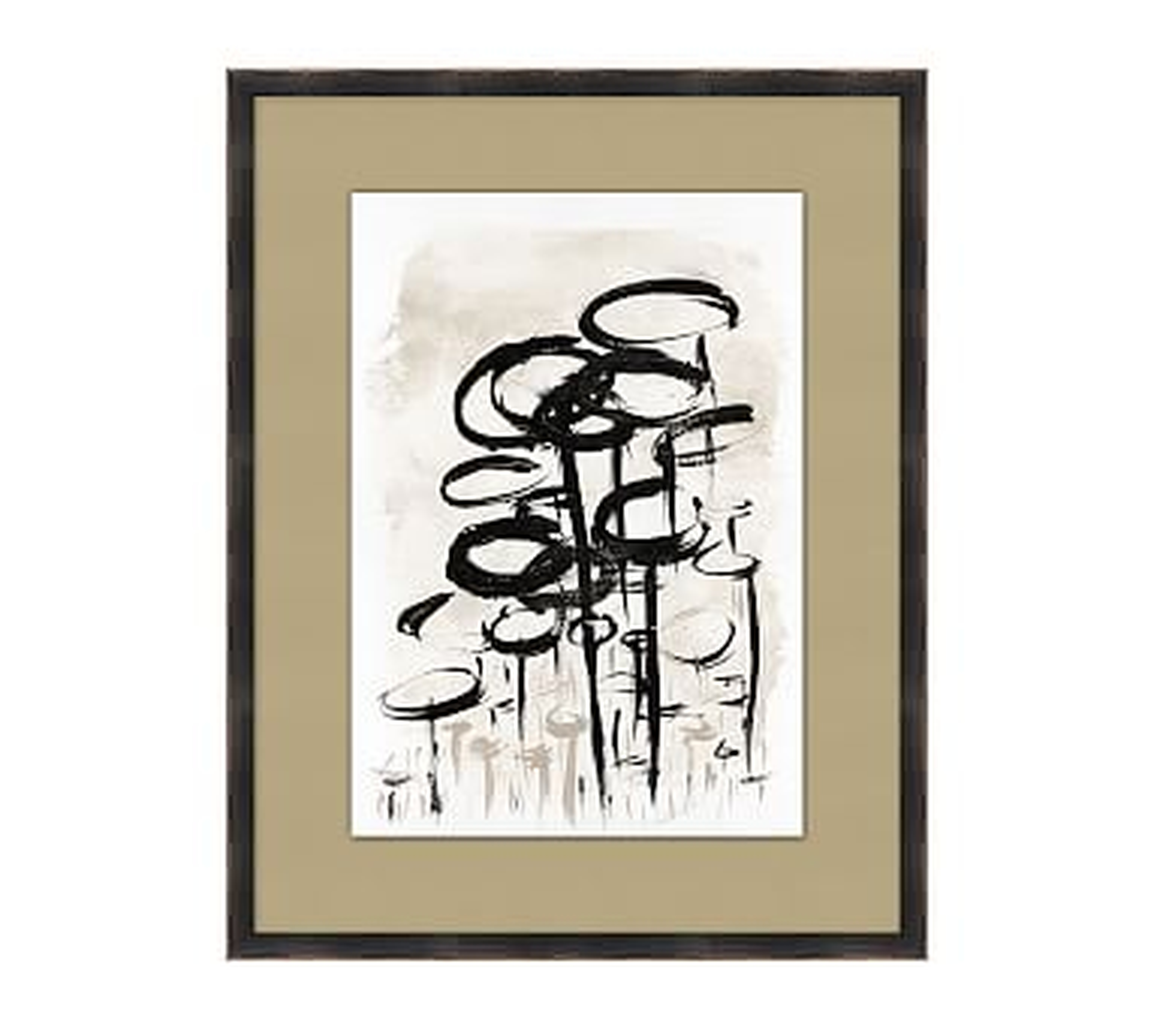 Nature Abstract 3 Framed Matted Print, 21.25" x 27.25" - Pottery Barn