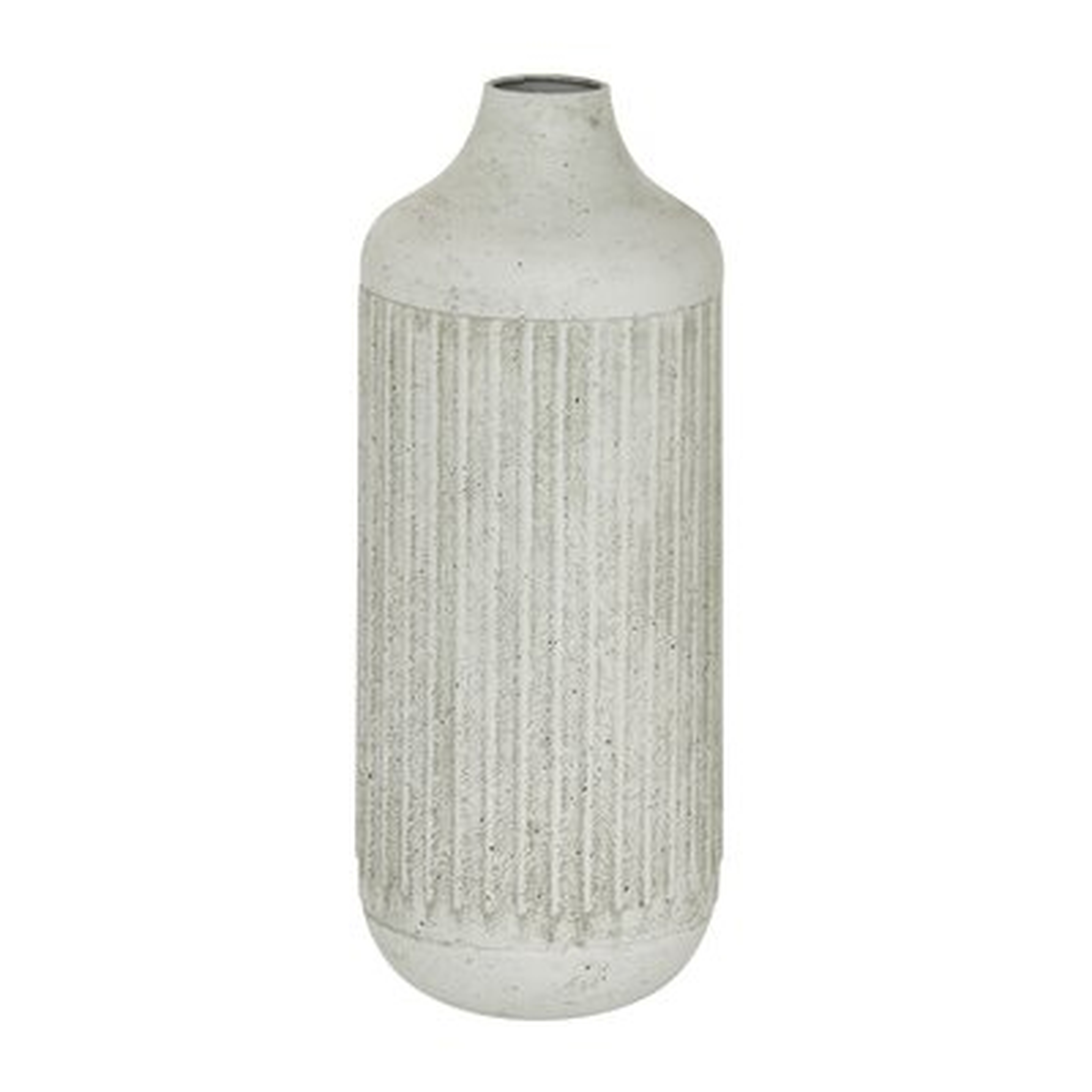 Lafond White 17.15'' Stainless Steel Table Vase - Wayfair