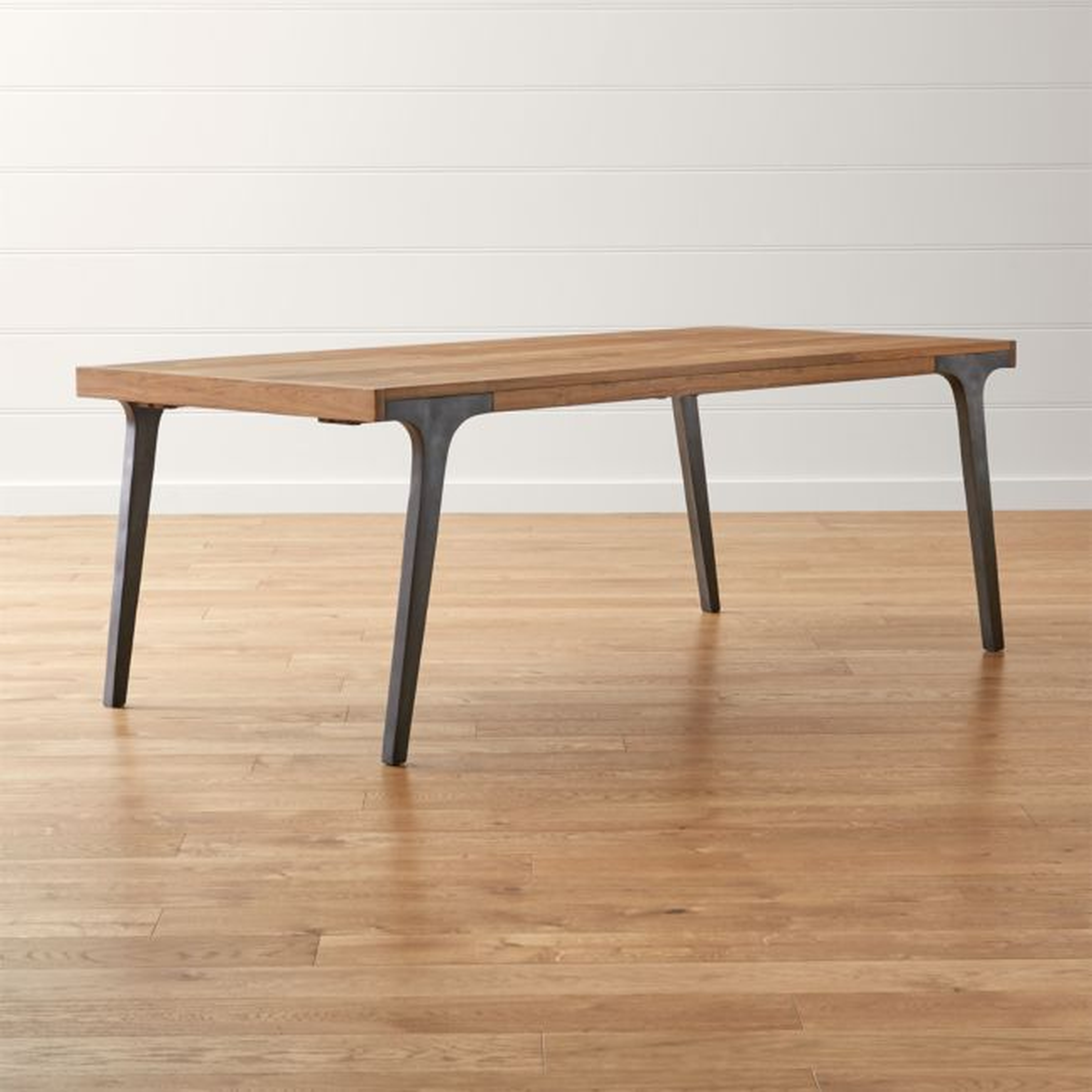 Lakin 81"-119" Teak Extendable Dining Table - Crate and Barrel