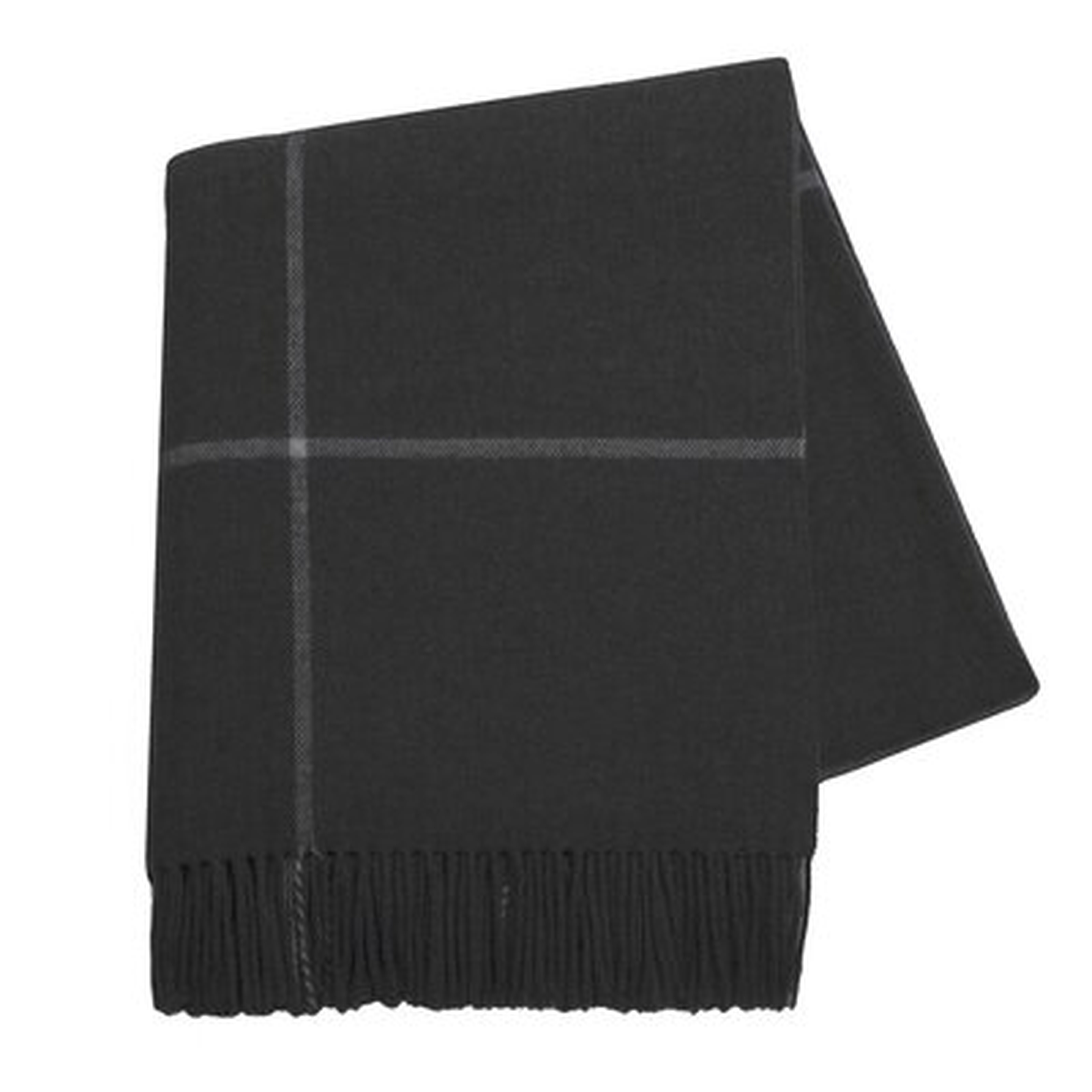 Windopane Italian Wool/Cashmere Throw - AllModern
