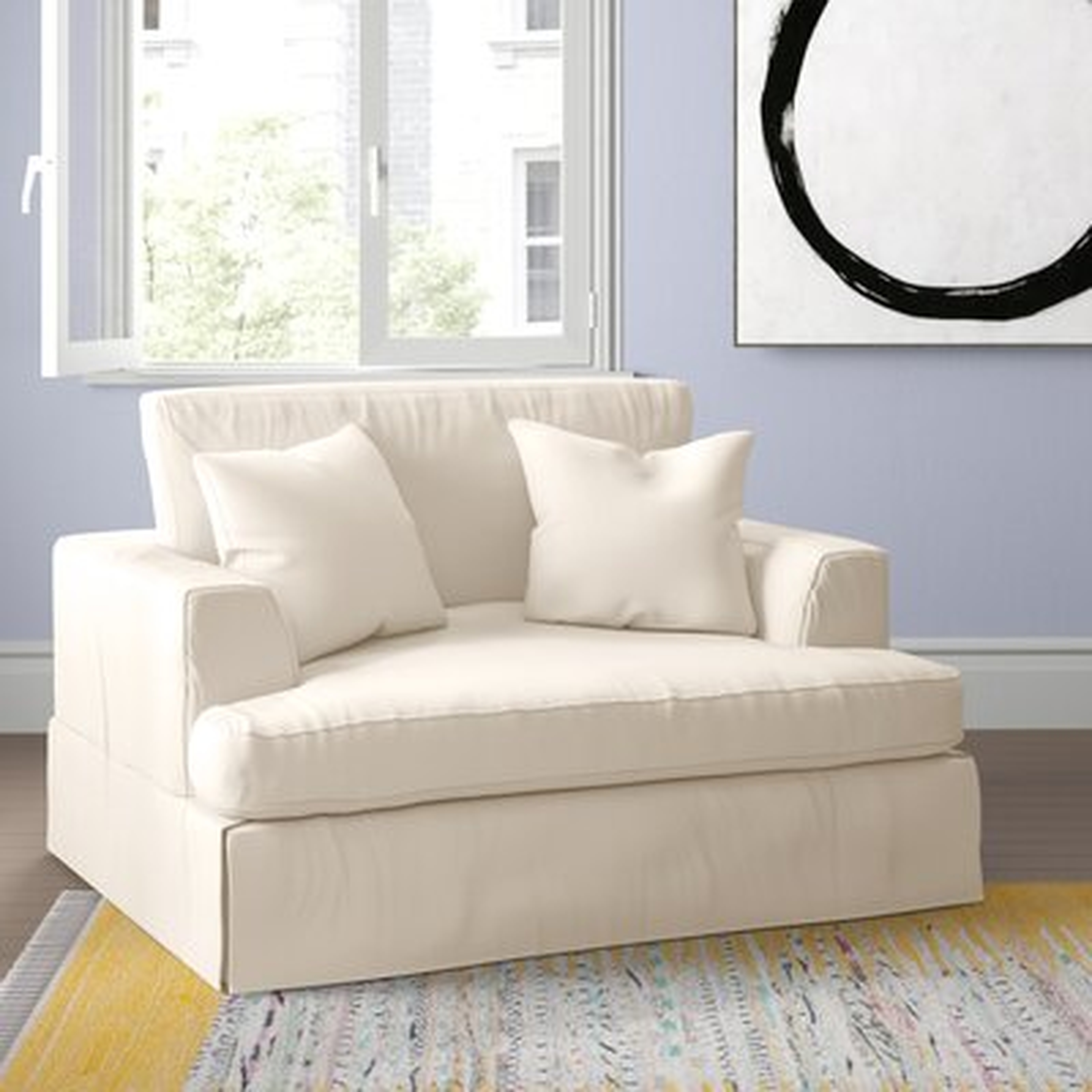 Carly Slipcovered Armchair - Wayfair
