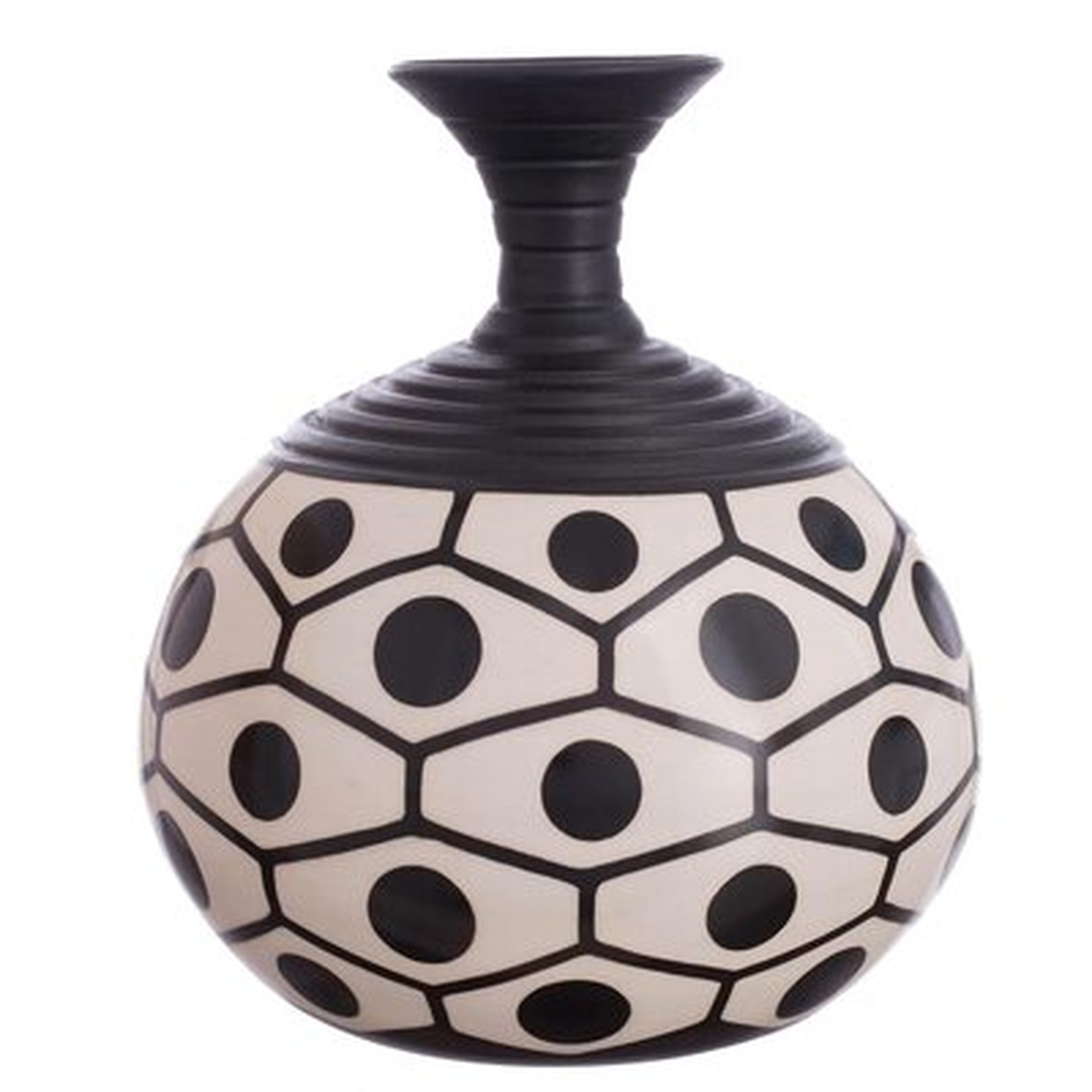 Eyes Ceramic Decorative Table Vase - Wayfair