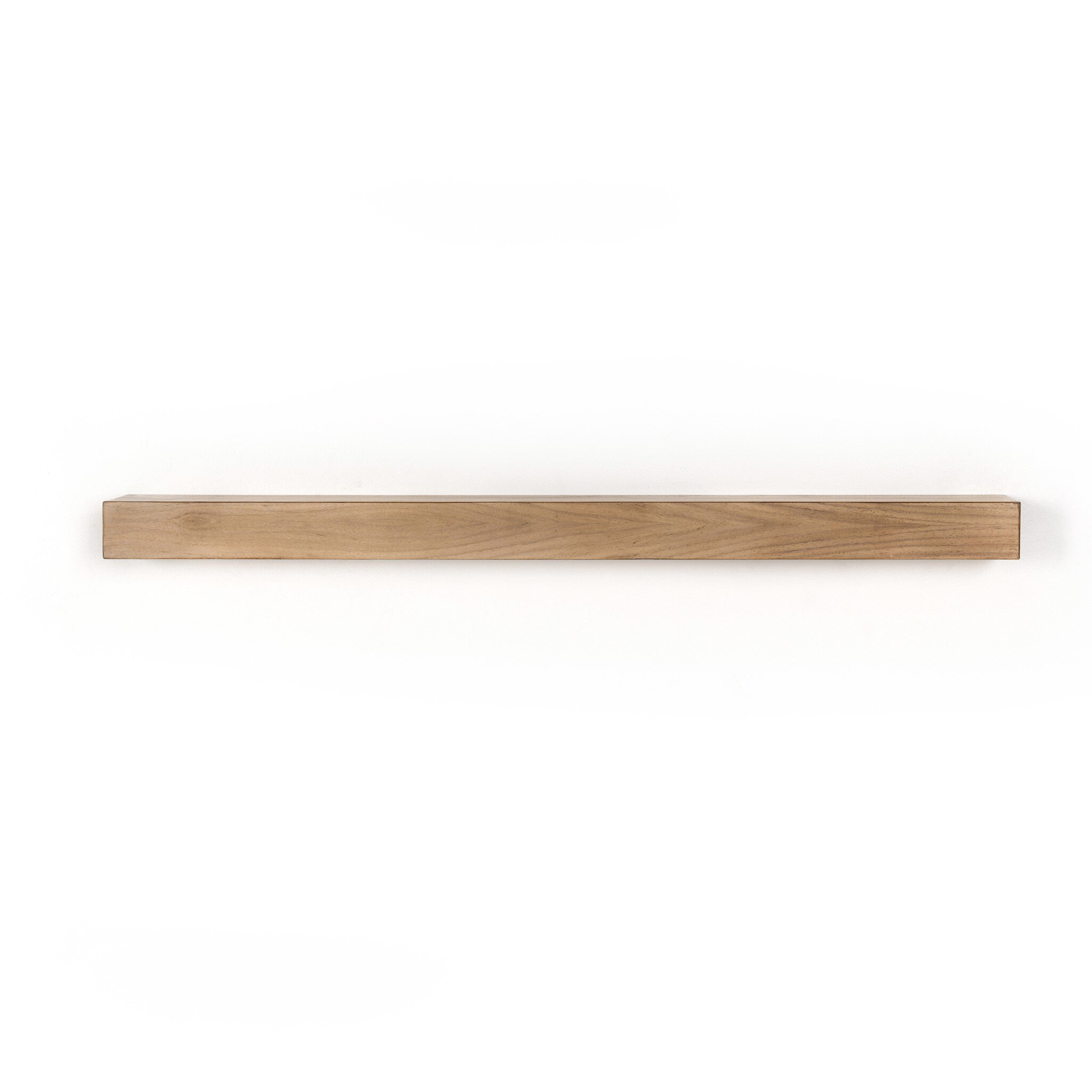 Cain Floating Shelf - Gold Guanacaste - Four Hands