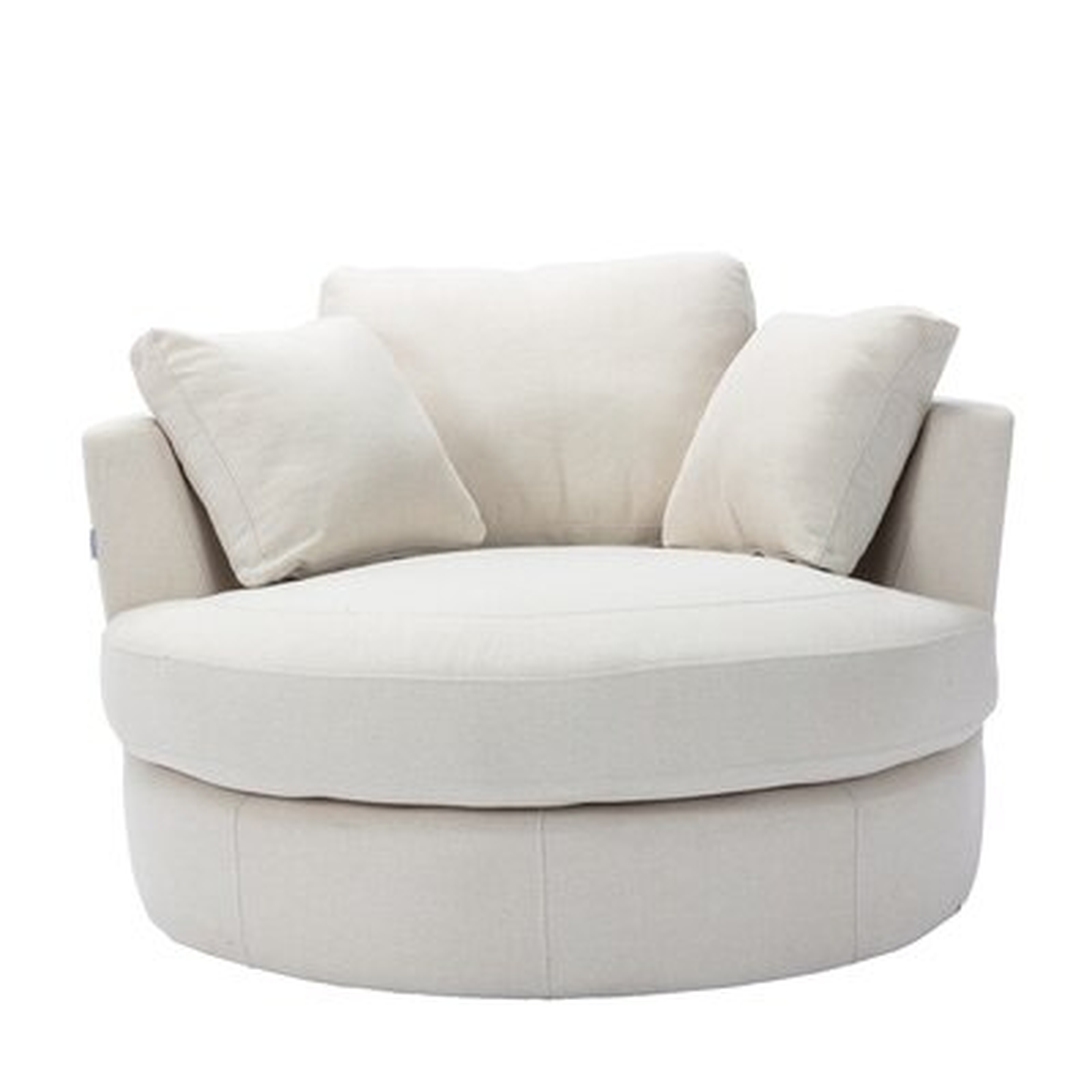 Modern  Akili Swivel Accent Chair  Barrel Chair  For Hotel Living Room / Modern  Leisure Chair - Wayfair