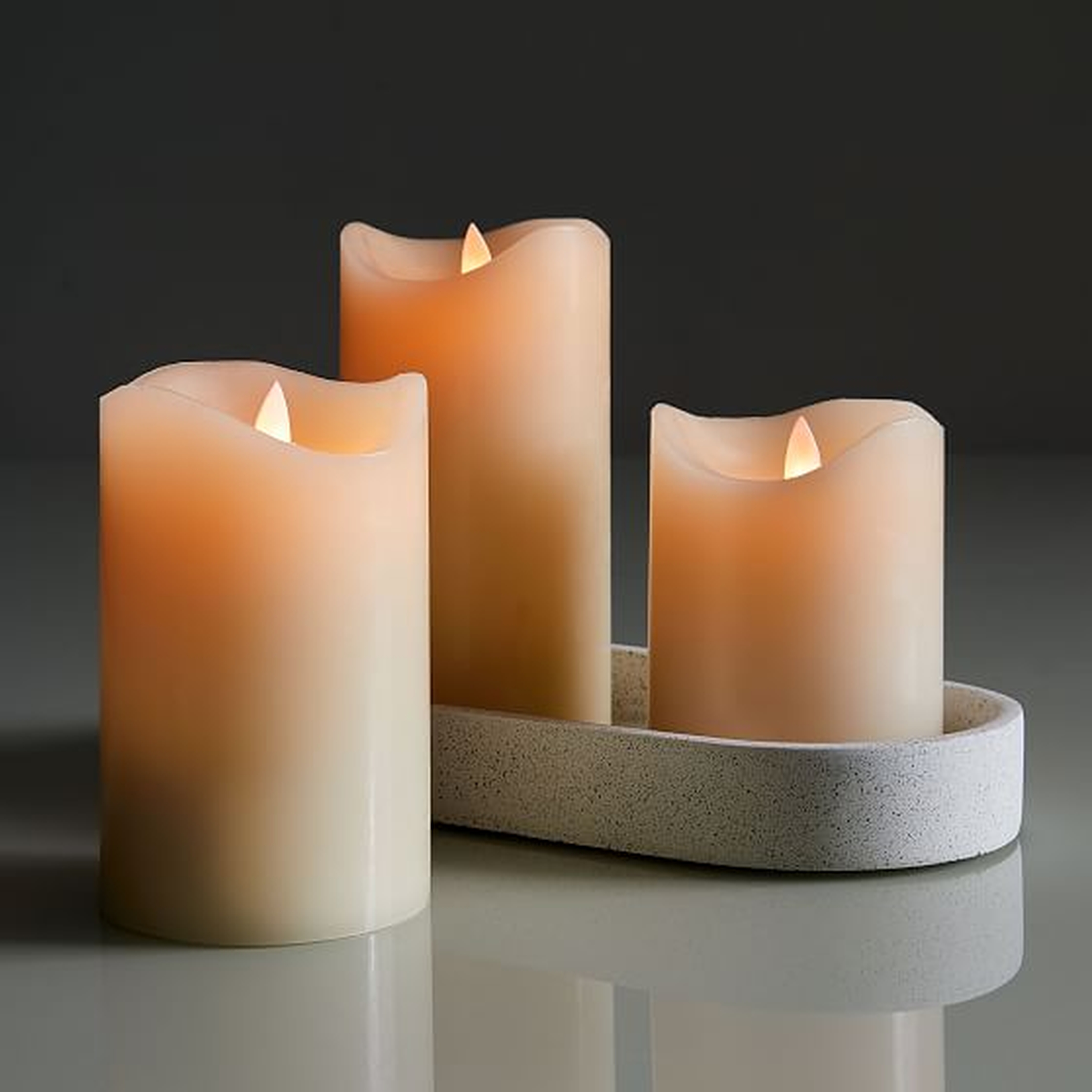 Flicker Flameless Candle, All 3 Sizes - West Elm